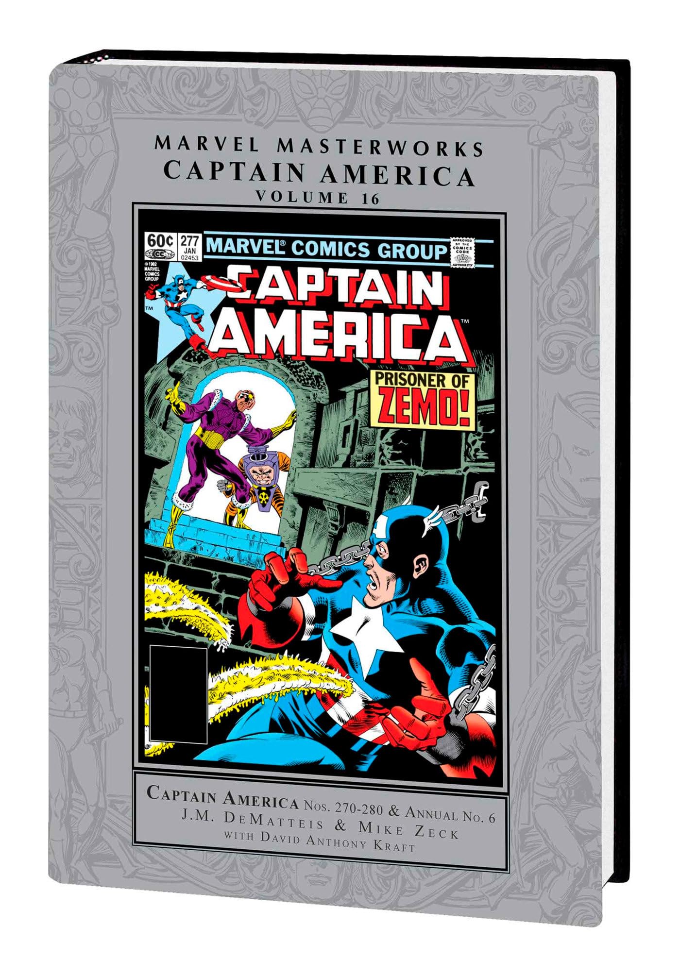 jaquette album MARVEL MASTERWORKS: CAPTAIN AMERICA VOL. 16