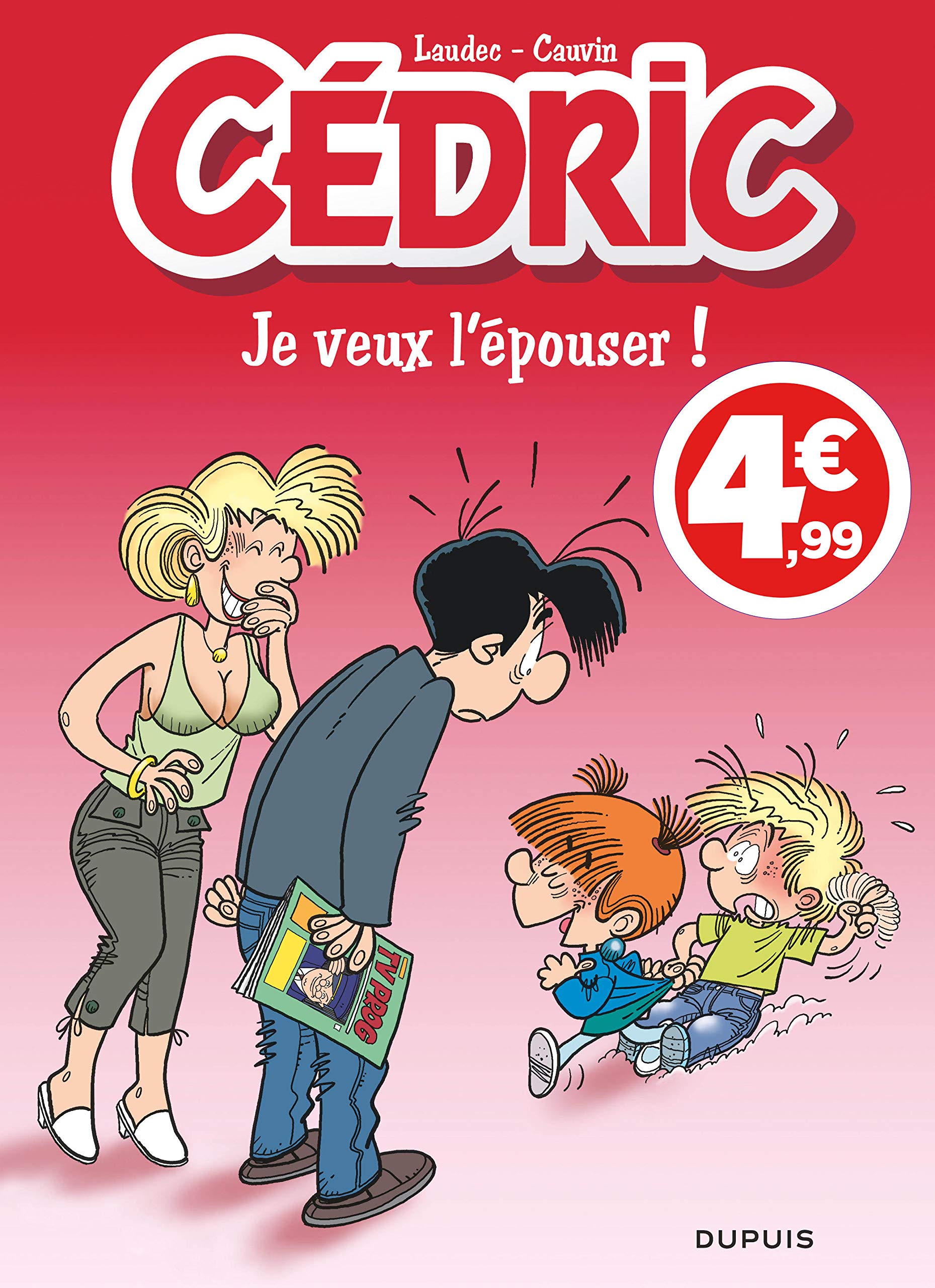 jaquette album Cédric - Tome 23 - Je veux l'épouser ! (Indispensables 2020)