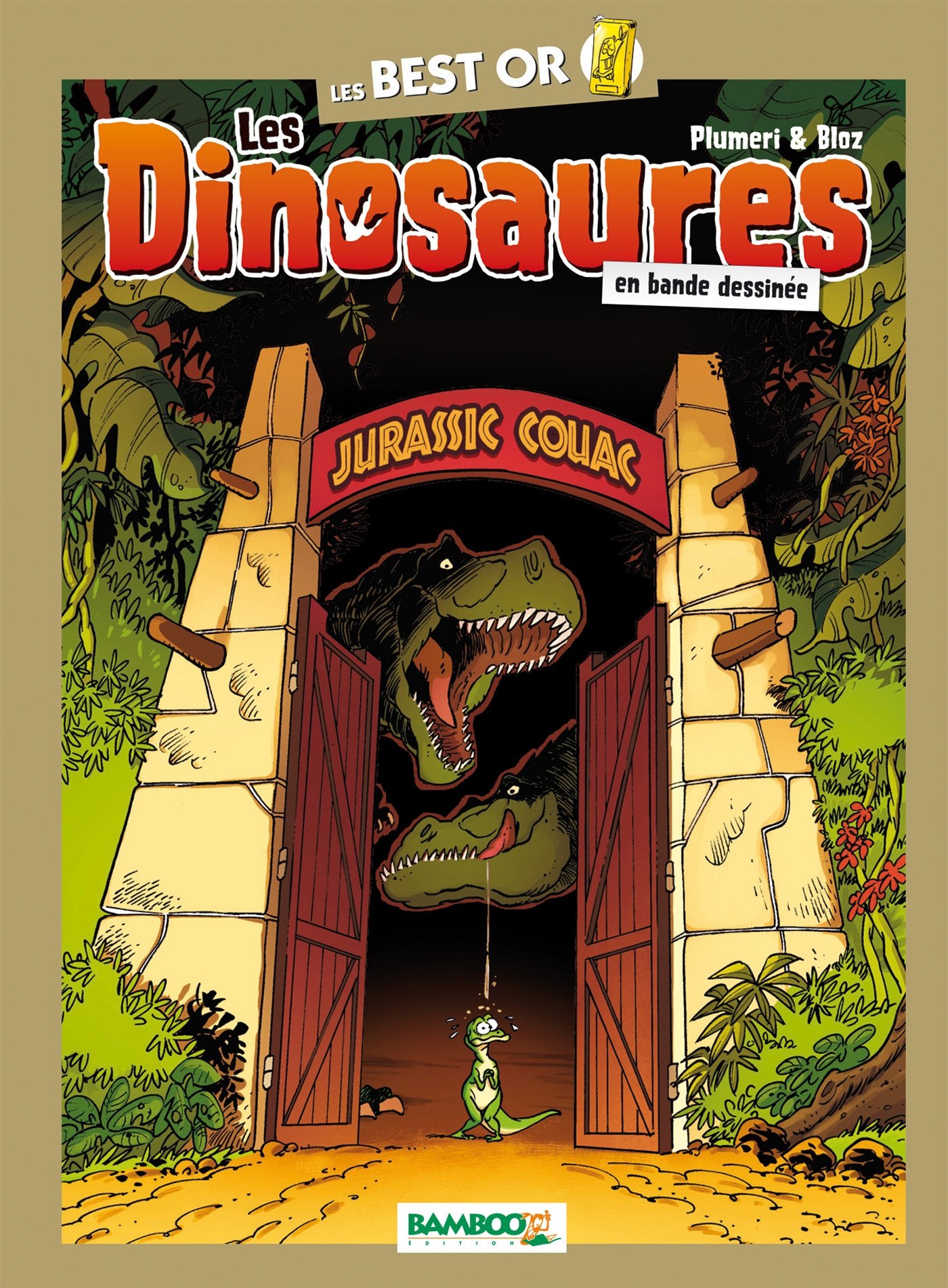 jaquette album Les Dinosaures en BD - Best Or