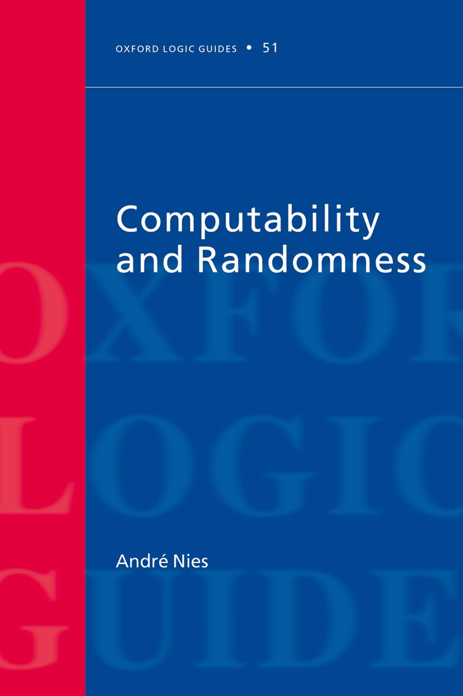 jaquette album Computability and Randomness