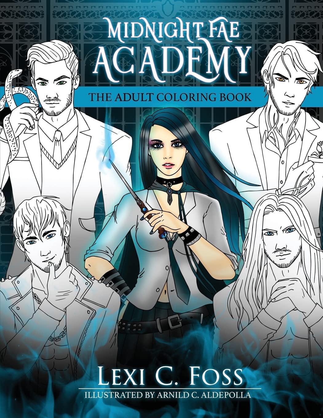 jaquette album Midnight Fae Academy Coloring Book
