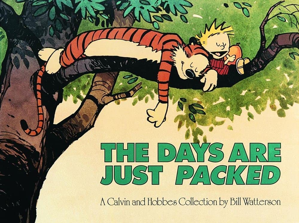 jaquette livre The Days Are Just Packed: A Calvin and Hobbes Collection (Volume 9)