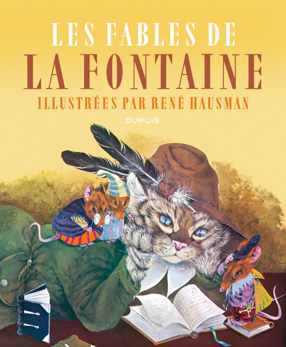 jaquette livre Les Fables de la Fontaine - Dupuis