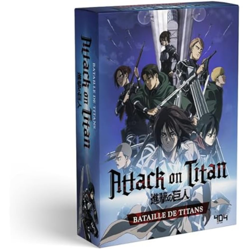 jaquette album L'Attaque des Titans : Bataille de Titans - Le jeu de cartes - À partir de 14 ans