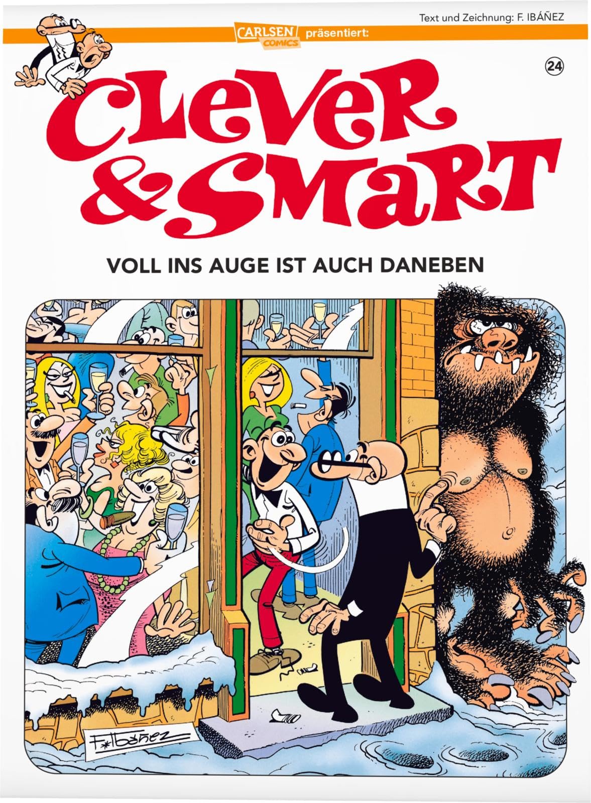jaquette album Clever und Smart 24: Voll ins Auge ist auch daneben