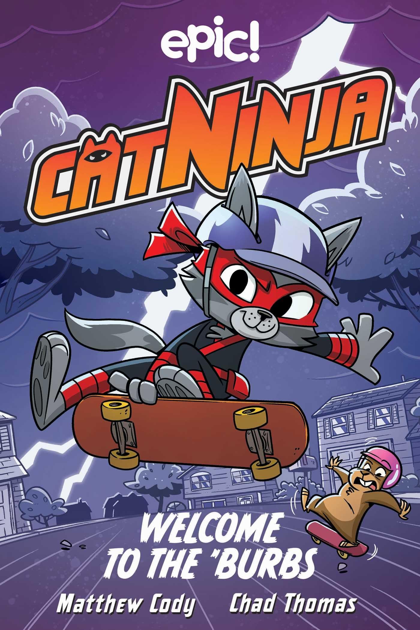 jaquette album Cat Ninja: Welcome to the 'Burbs (Volume 4)