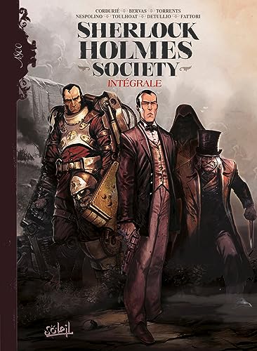 jaquette album Sherlock Holmes Society Intégrale - L'affaire Keelodge - Noires Sont Leurs Âmes - In Nomine Dei - Contamination - Les Pêchés Du Fils - Le Champs Des Possibles