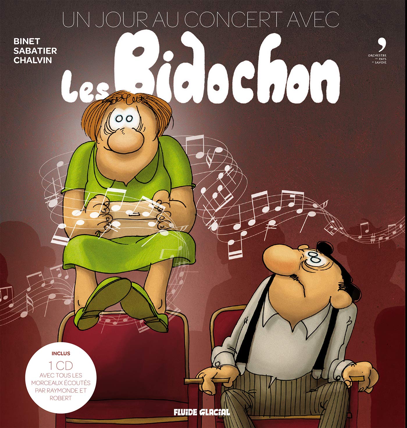jaquette album Un autre jour au concert avec Les Bidochon