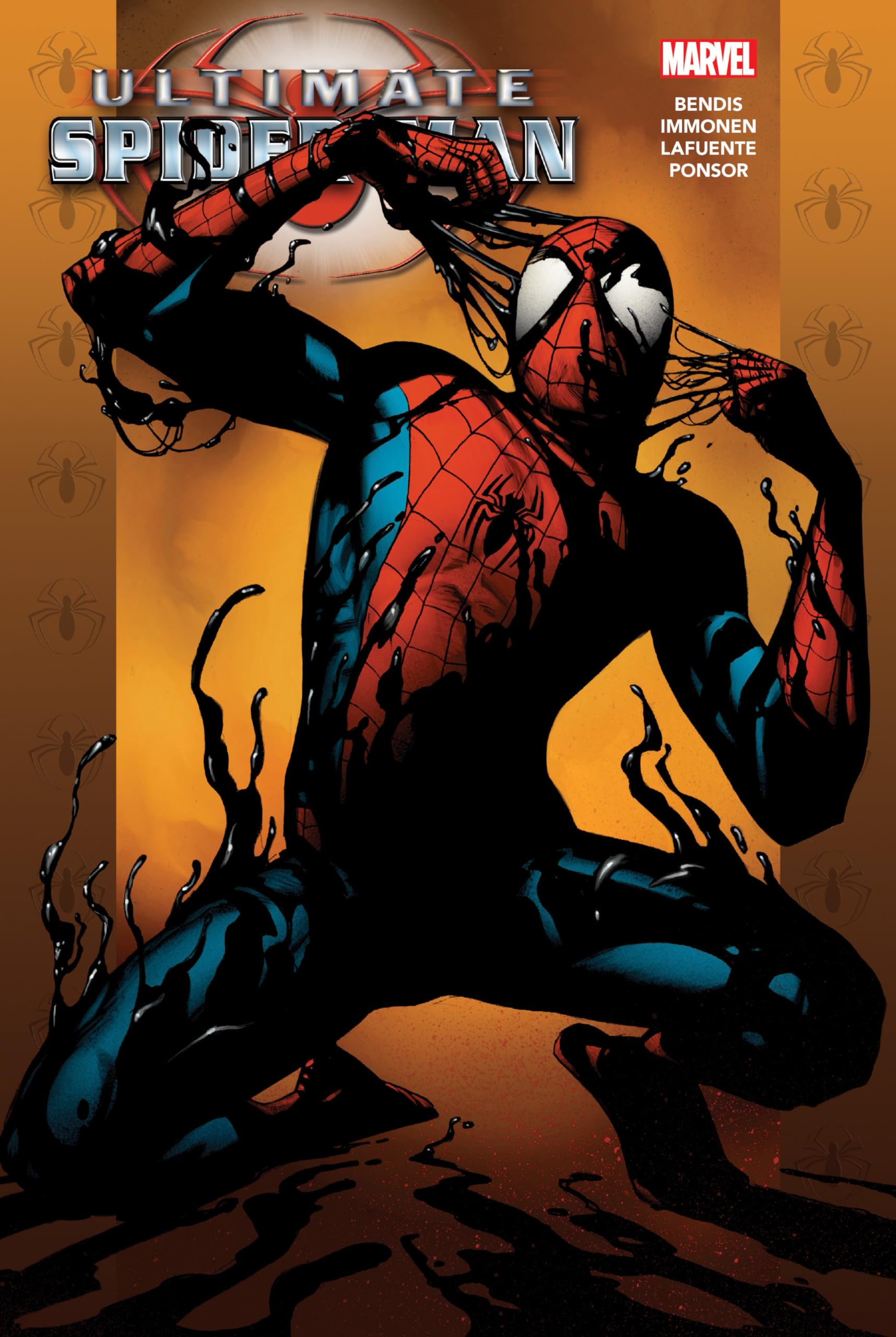 jaquette album ULTIMATE SPIDER-MAN OMNIBUS VOL. 4 STUART IMMONEN SYMBIOTE COVER