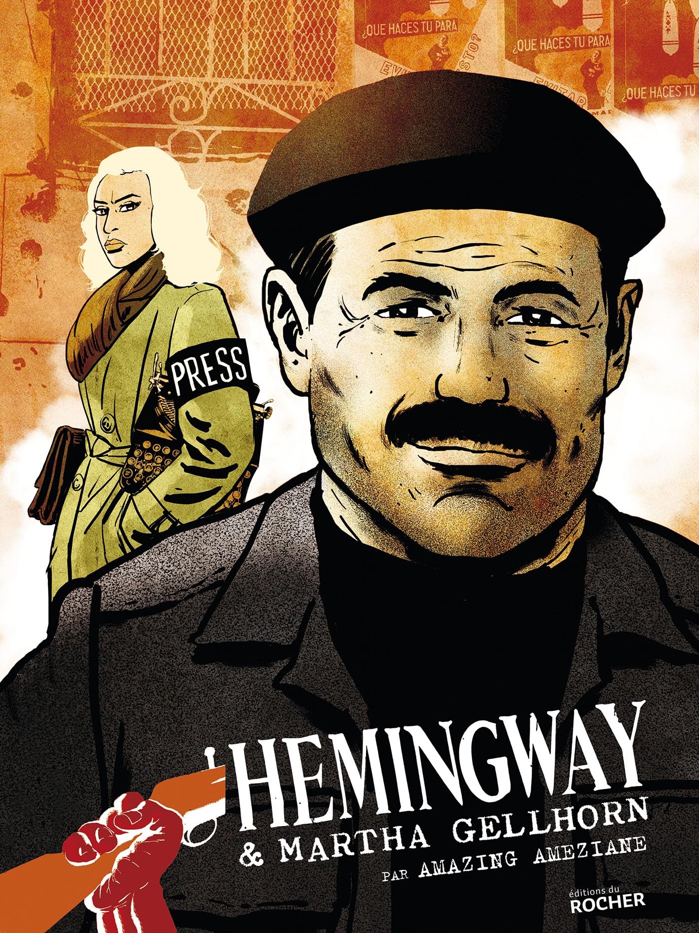 jaquette album Hemingway et Martha Gellhorn