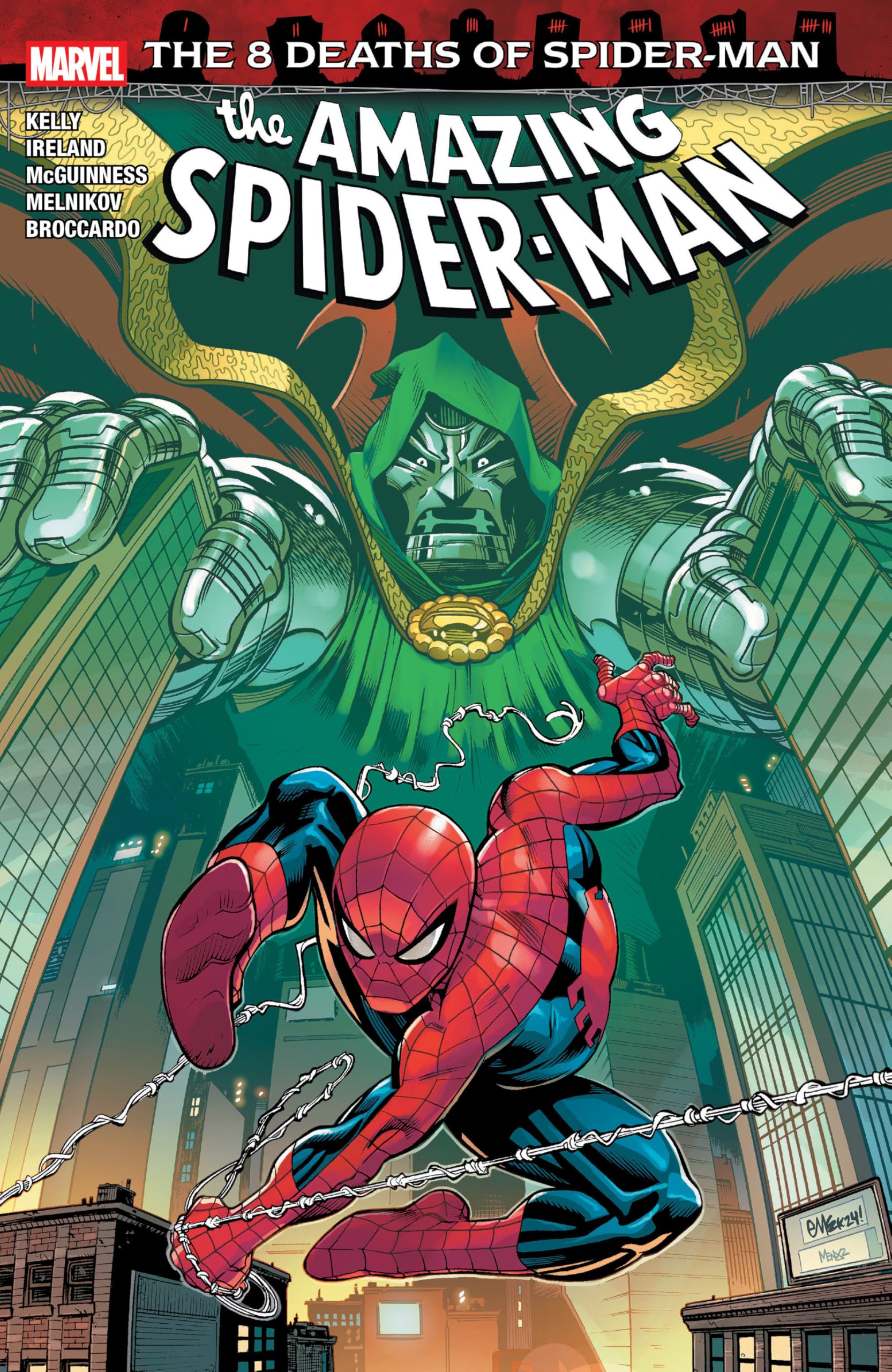 jaquette album AMAZING SPIDER-MAN: 8 DEATHS OF SPIDER-MAN