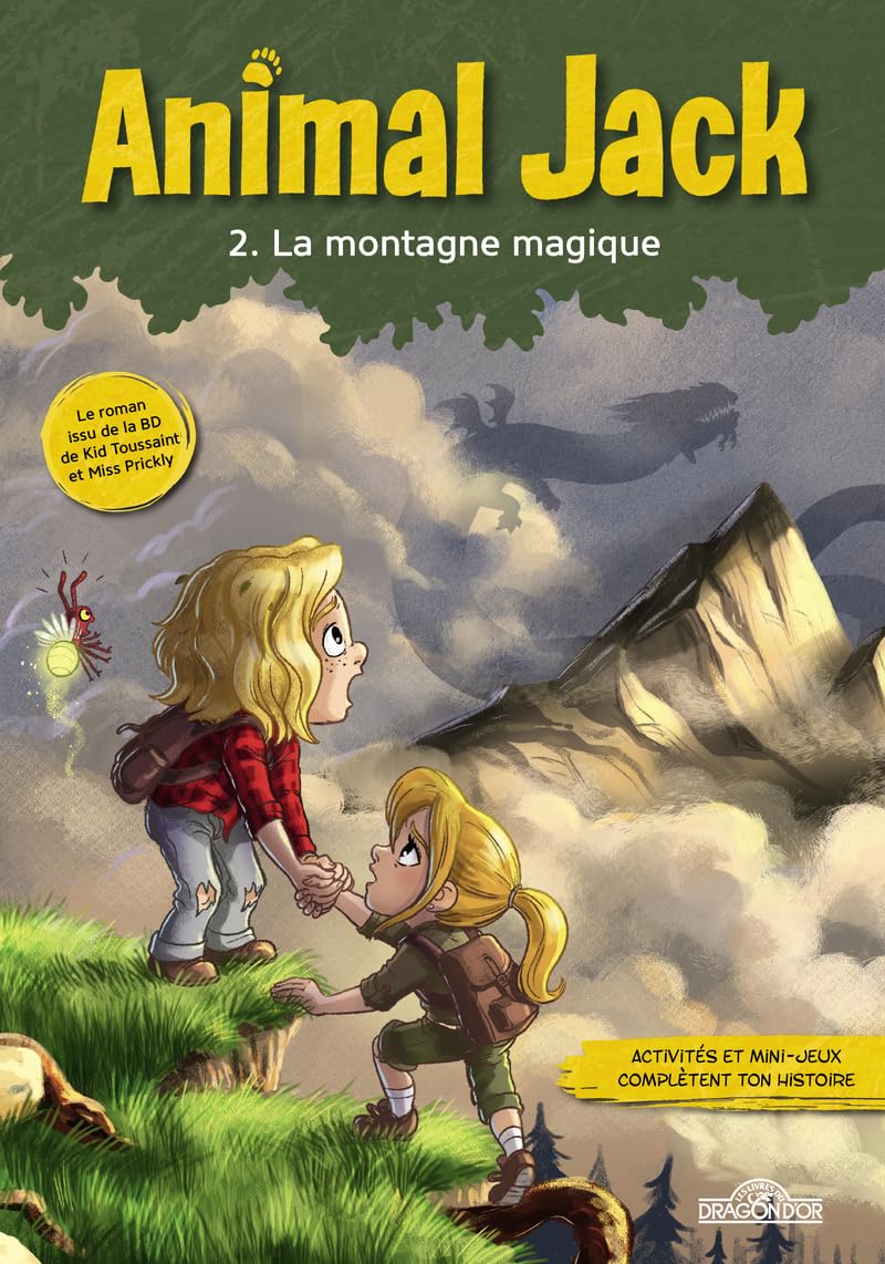 jaquette album Animal Jack – Tome 2 – La Montagne magique – Lecture roman jeunesse – Dès 7 ans (2)