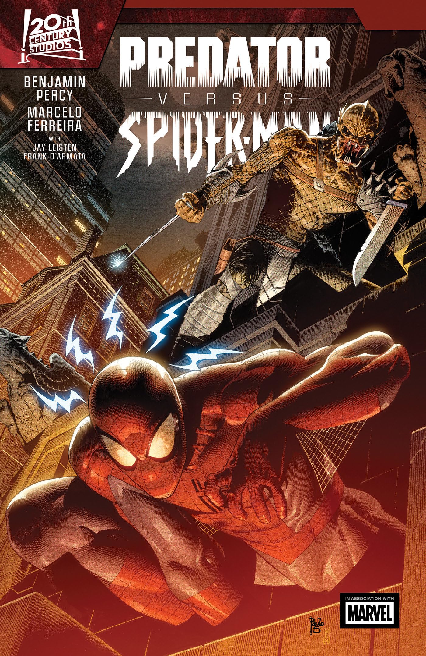 jaquette livre Predator Vs. Spider-Man