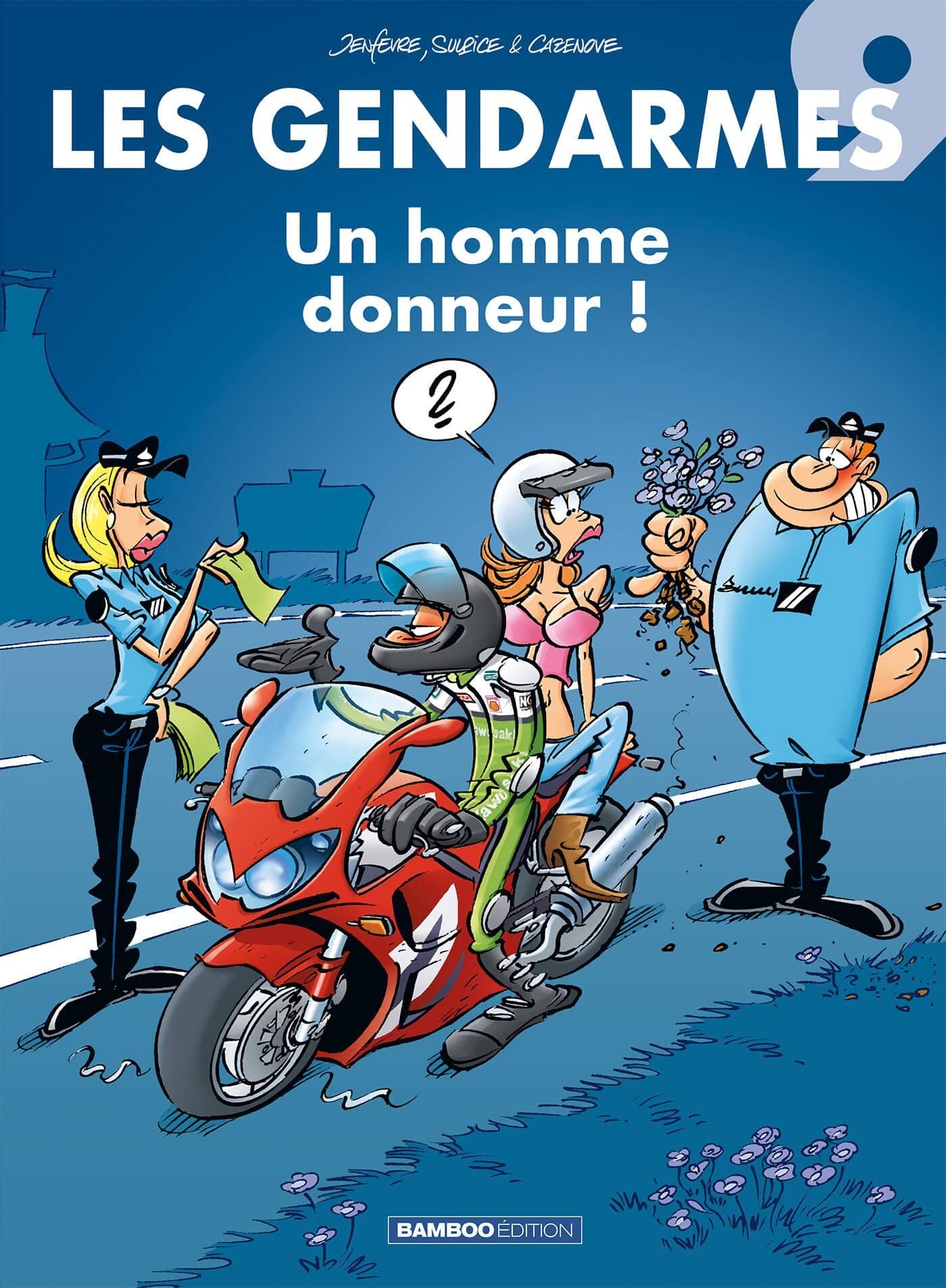 jaquette album Les Gendarmes - tome 09 - top humour: Un homme donneur !