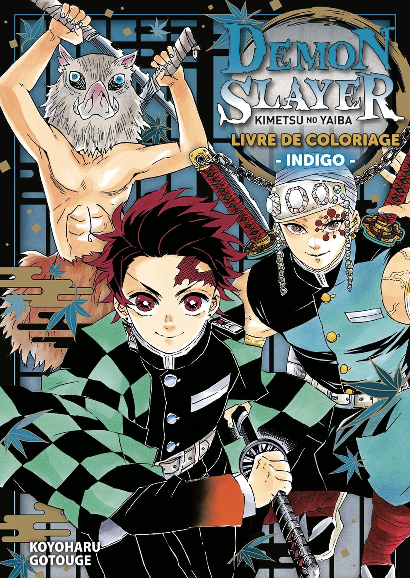 jaquette album Demon Slayer - Livre de coloriage N°04 : Indigo