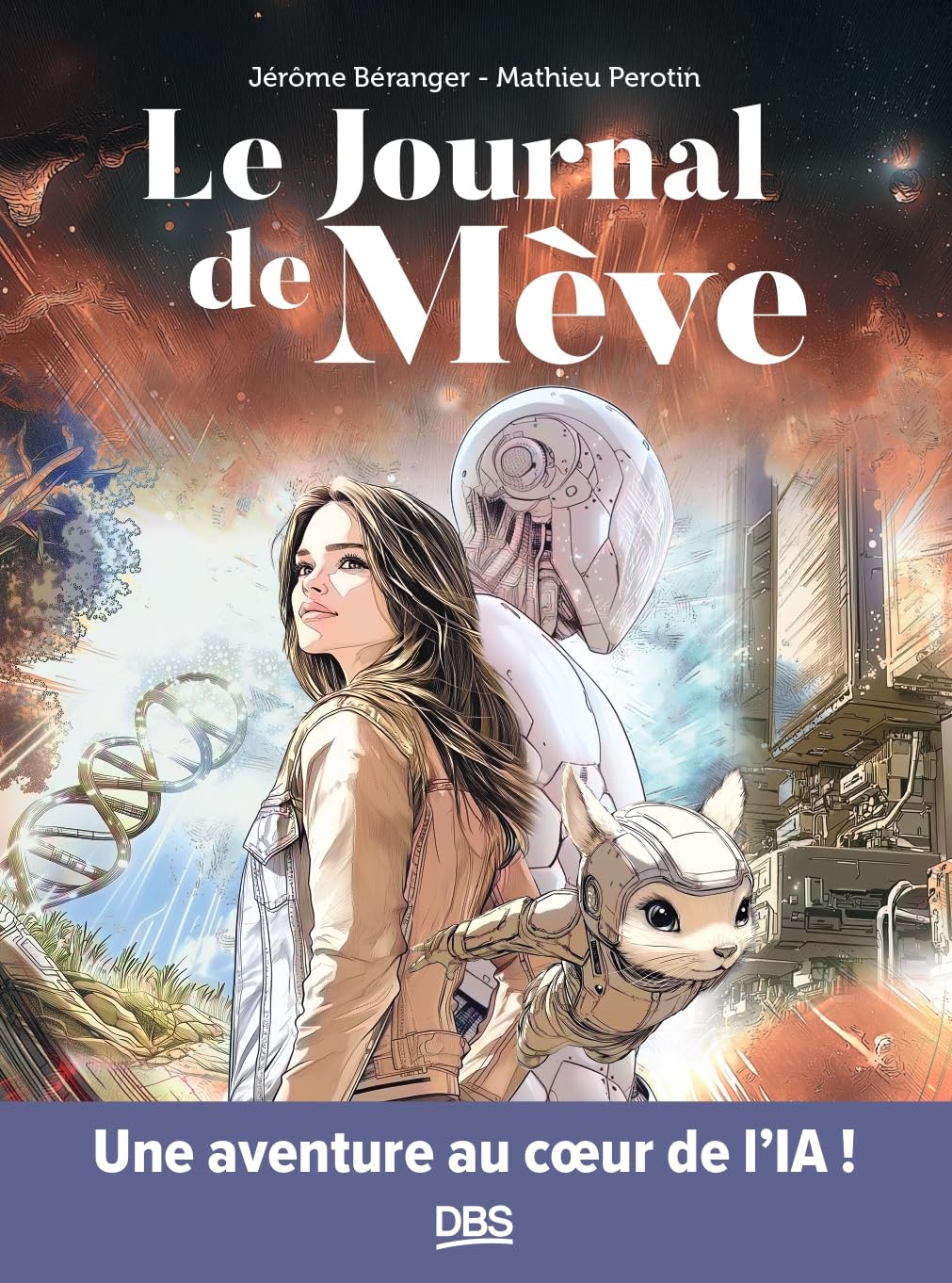 jaquette album Le journal de Mève: Une aventure au cœur de l'IA