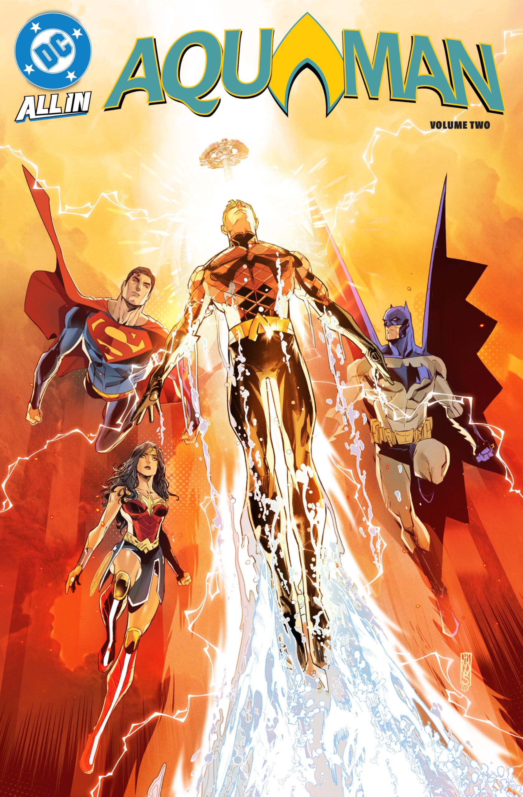 jaquette album Aquaman Vol. 2: Justice League Blue