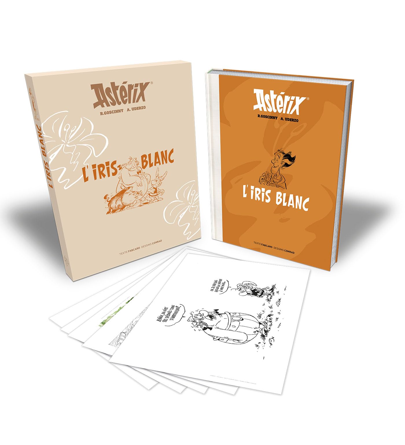 jaquette album ASTERIX Tome 40 Artbook - L'Iris blanc