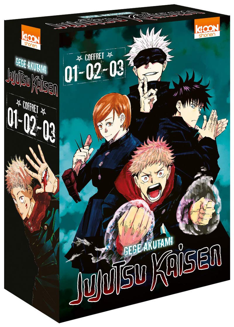 jaquette album Coffret Jujutsu Kaisen vol. 1 à 3