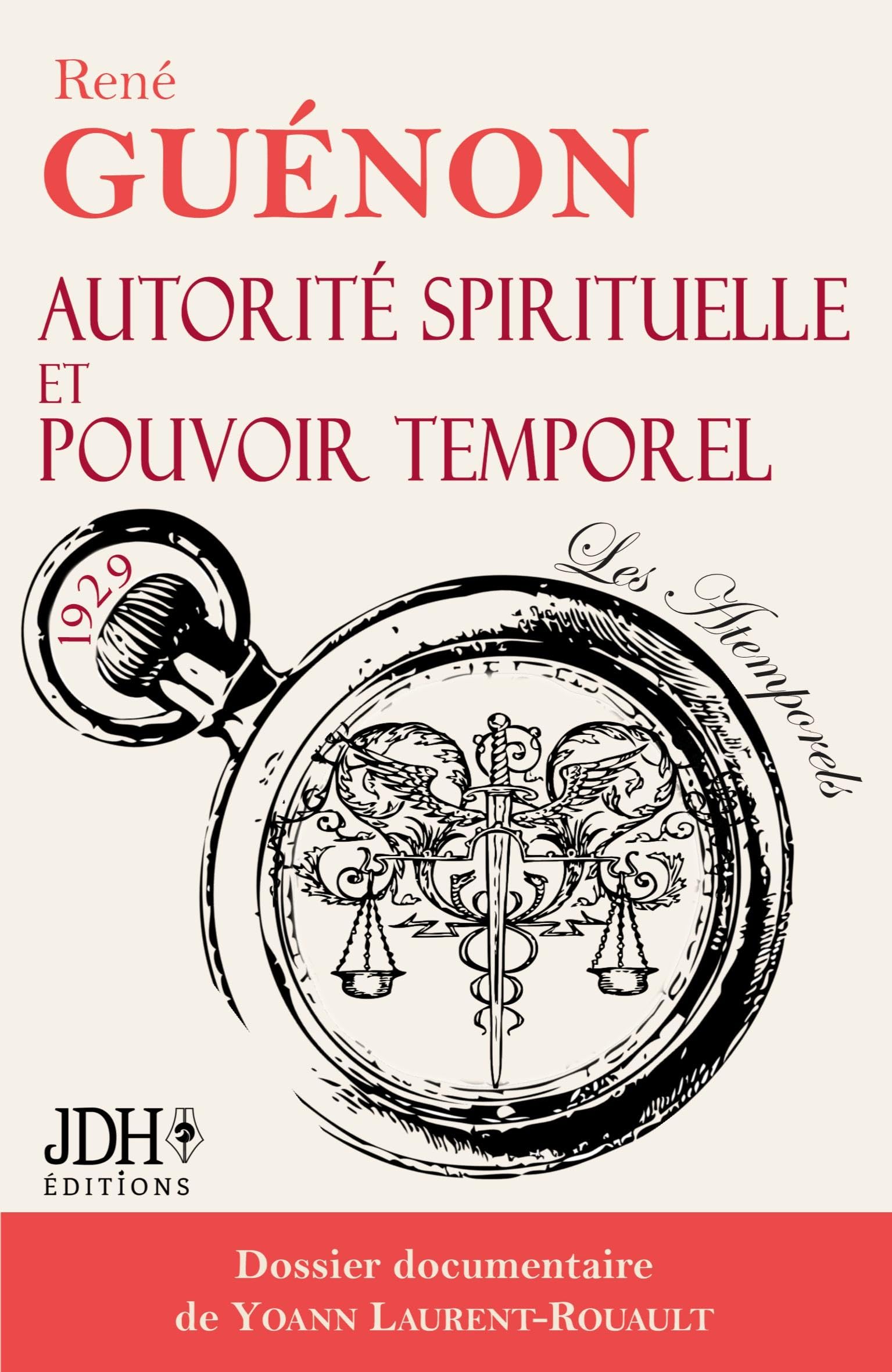 jaquette album Autorité spirituelle et pouvoir temporel: Édition 2024 - Dossier documentaire de Yoann Laurent-Rouault