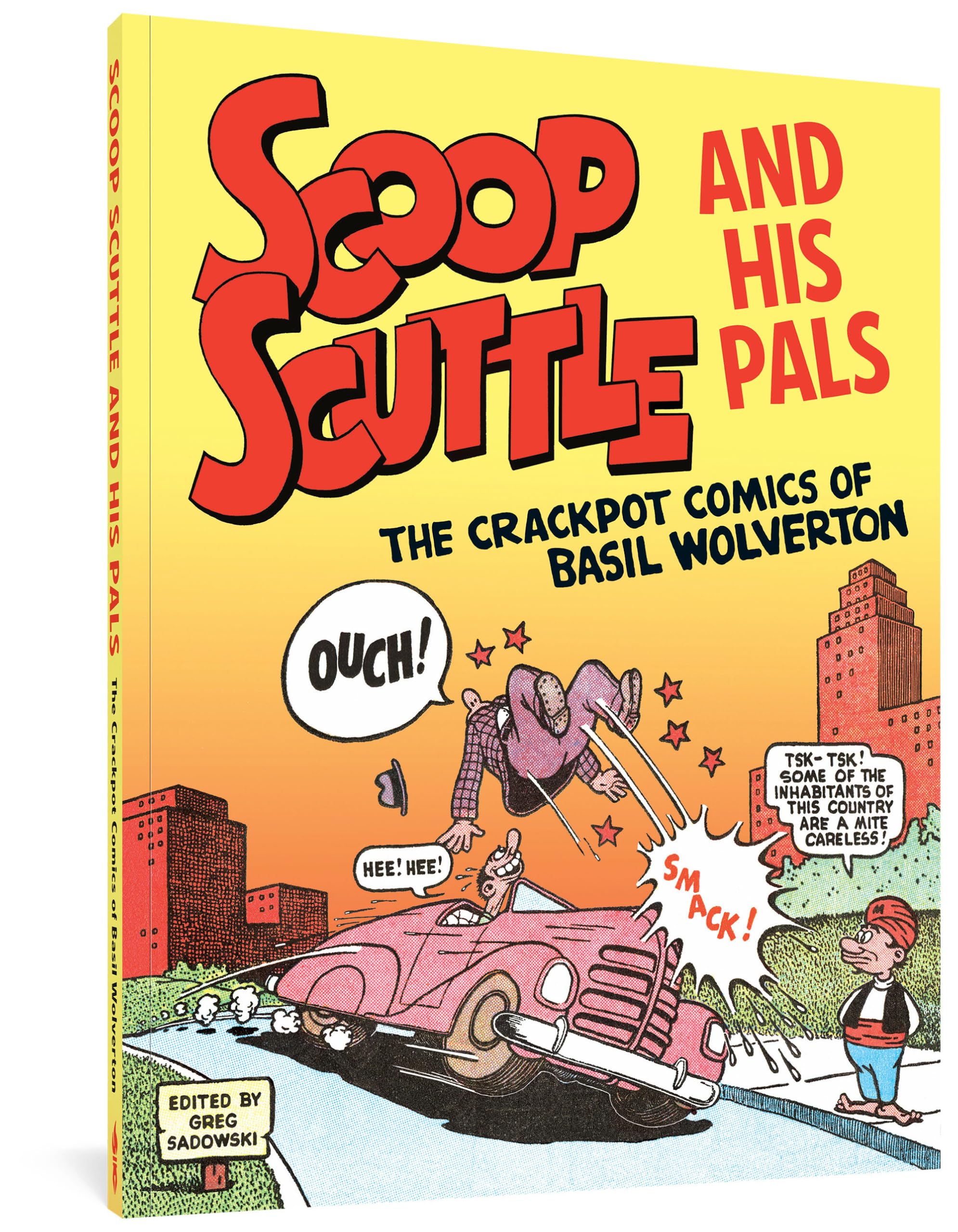jaquette album Scoop Scuttle and His Pals: The Crackpot Comics of Basil Wolverton