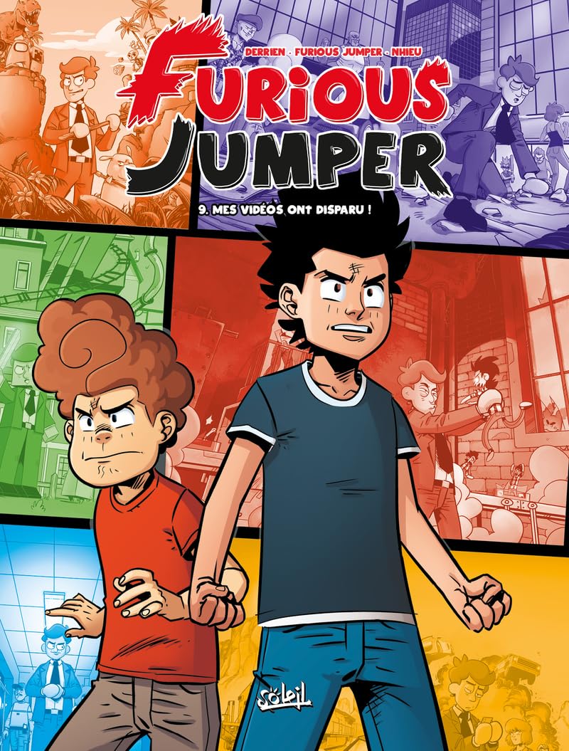 jaquette album Furious Jumper T09 - Mes vidéos ont disparu ! (9)