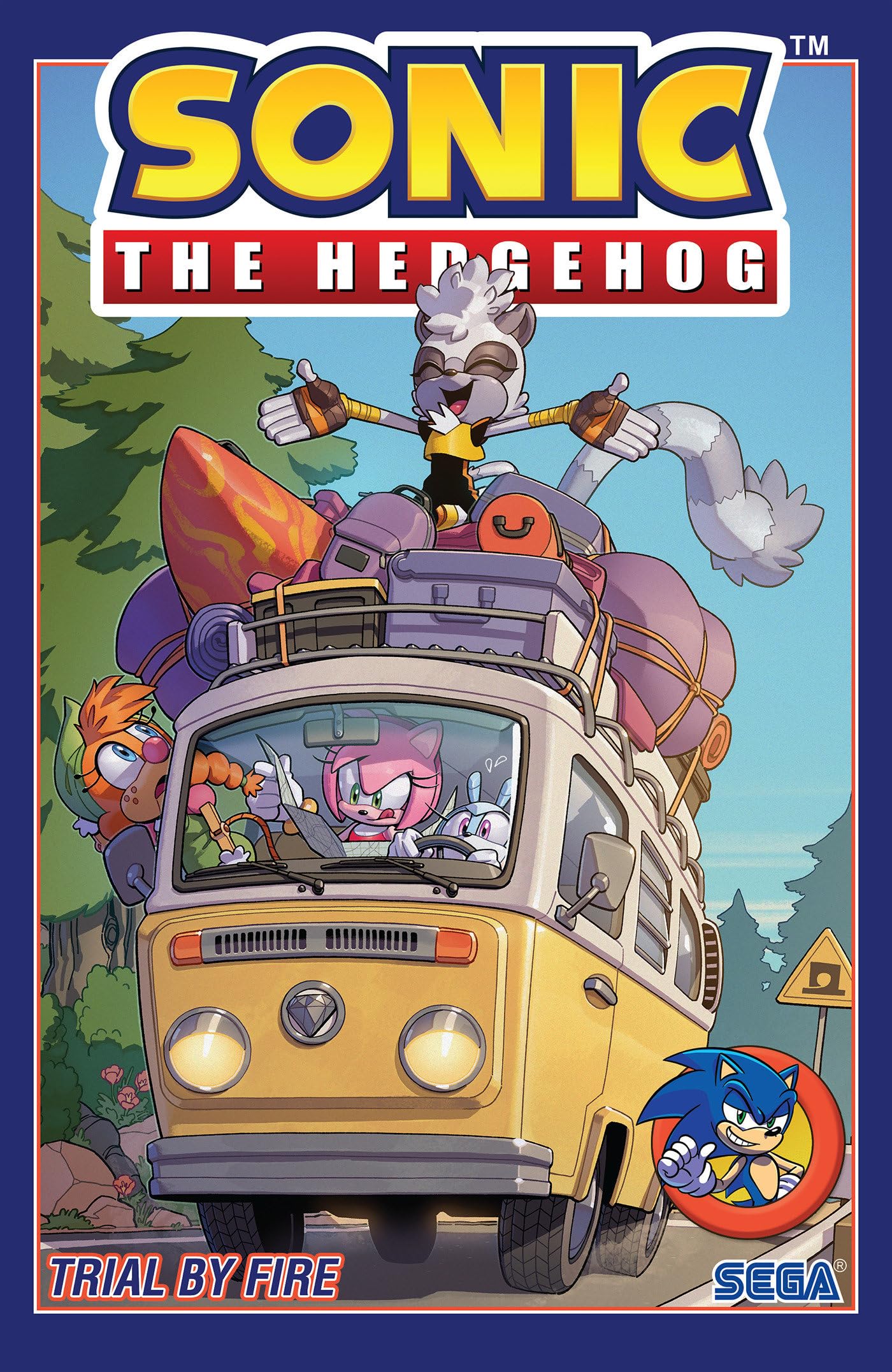 jaquette album Sonic the Hedgehog, Vol. 12: Trial by Fire