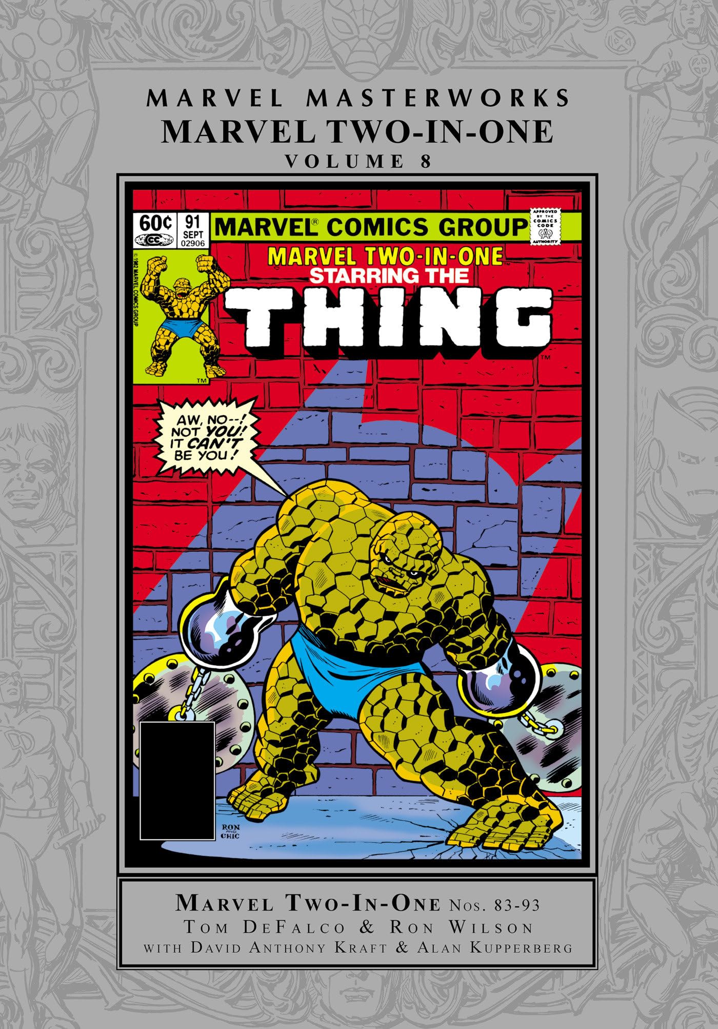jaquette album Marvel Masterworks: Marvel Two-In-One Vol. 8