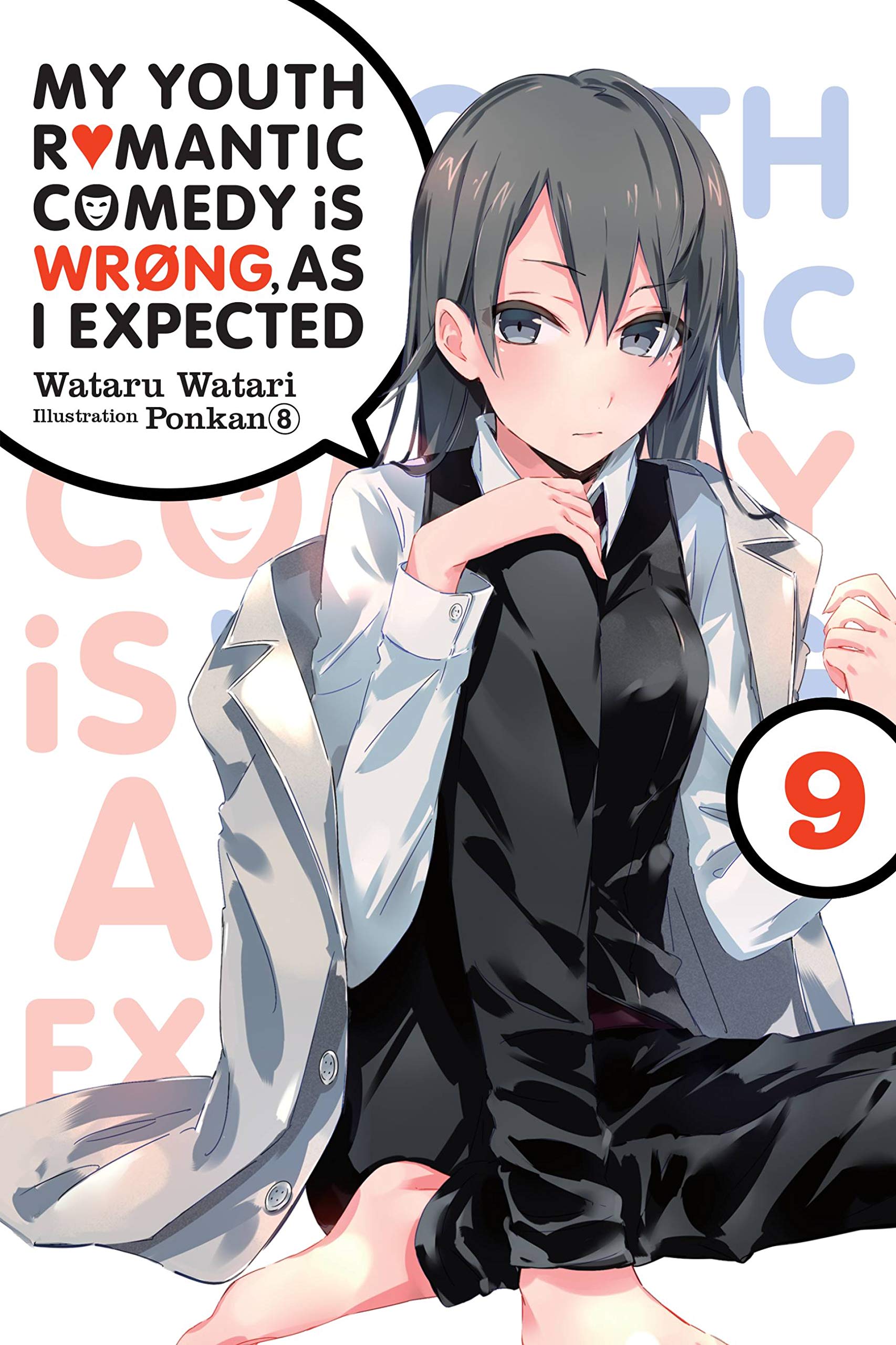 jaquette album My Youth Romantic Comedy Is Wrong, As I Expected, Vol. 9 (light novel)