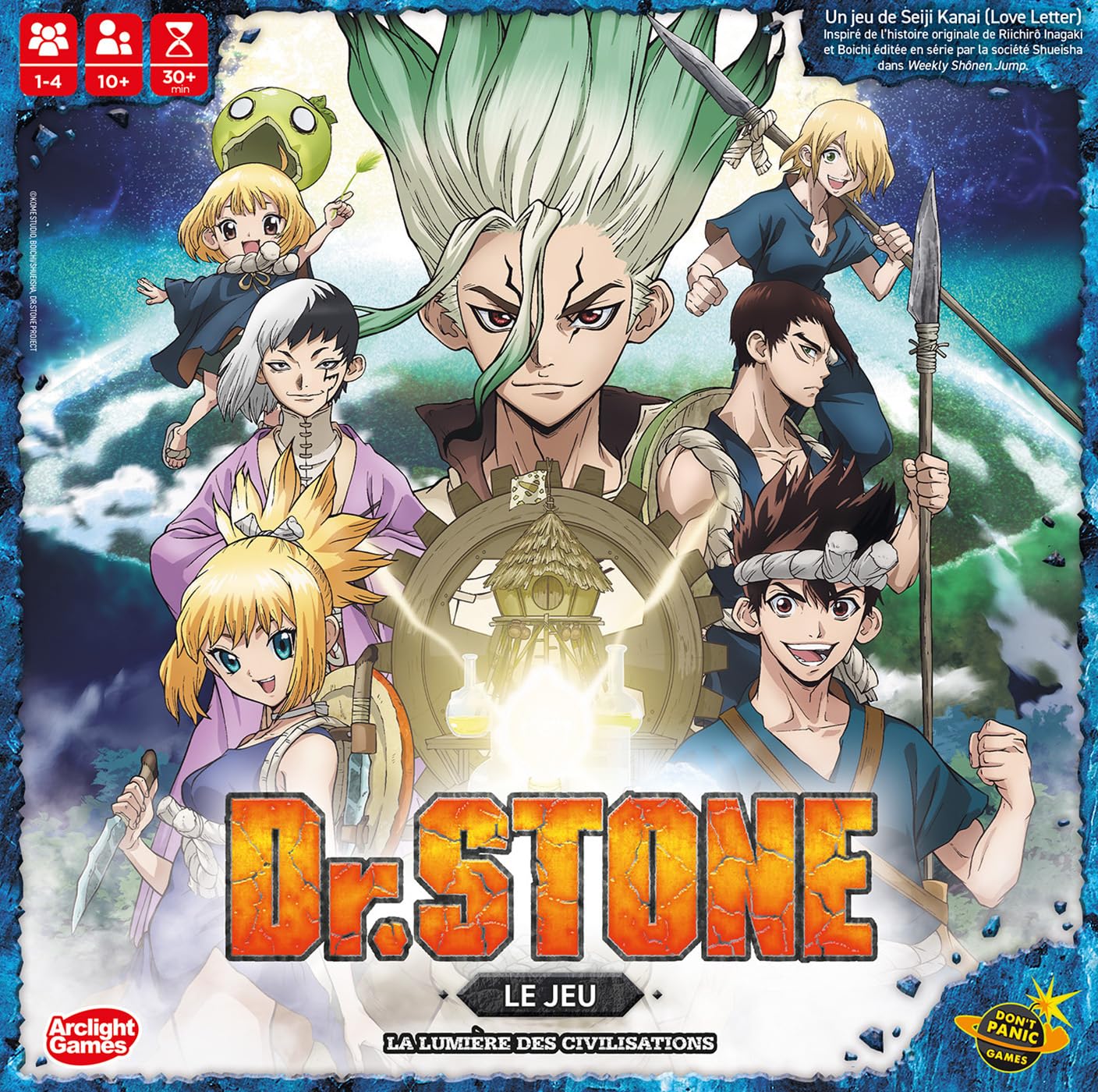 jaquette album Dr Stone, le jeu