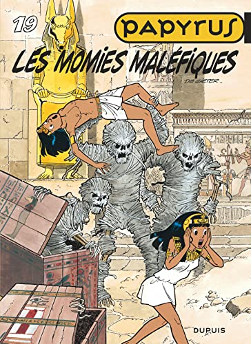 jaquette album Papyrus Tome 19 - Les Momies Maléfiques