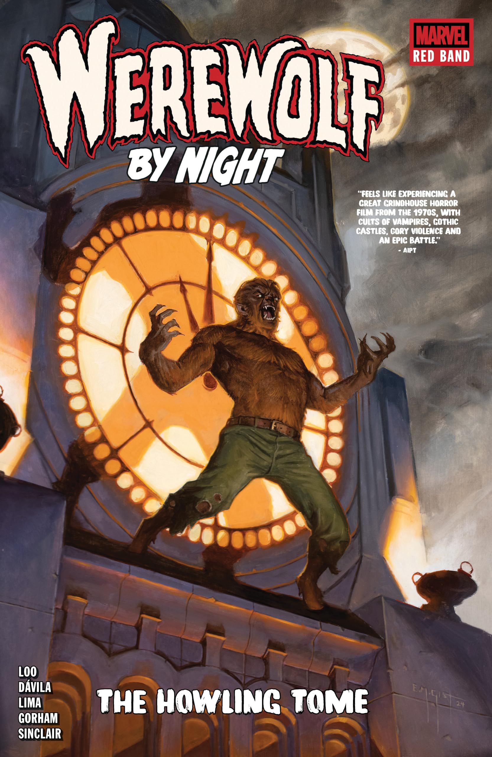 jaquette album Werewolf By Night: Red Band - The Howling Tome