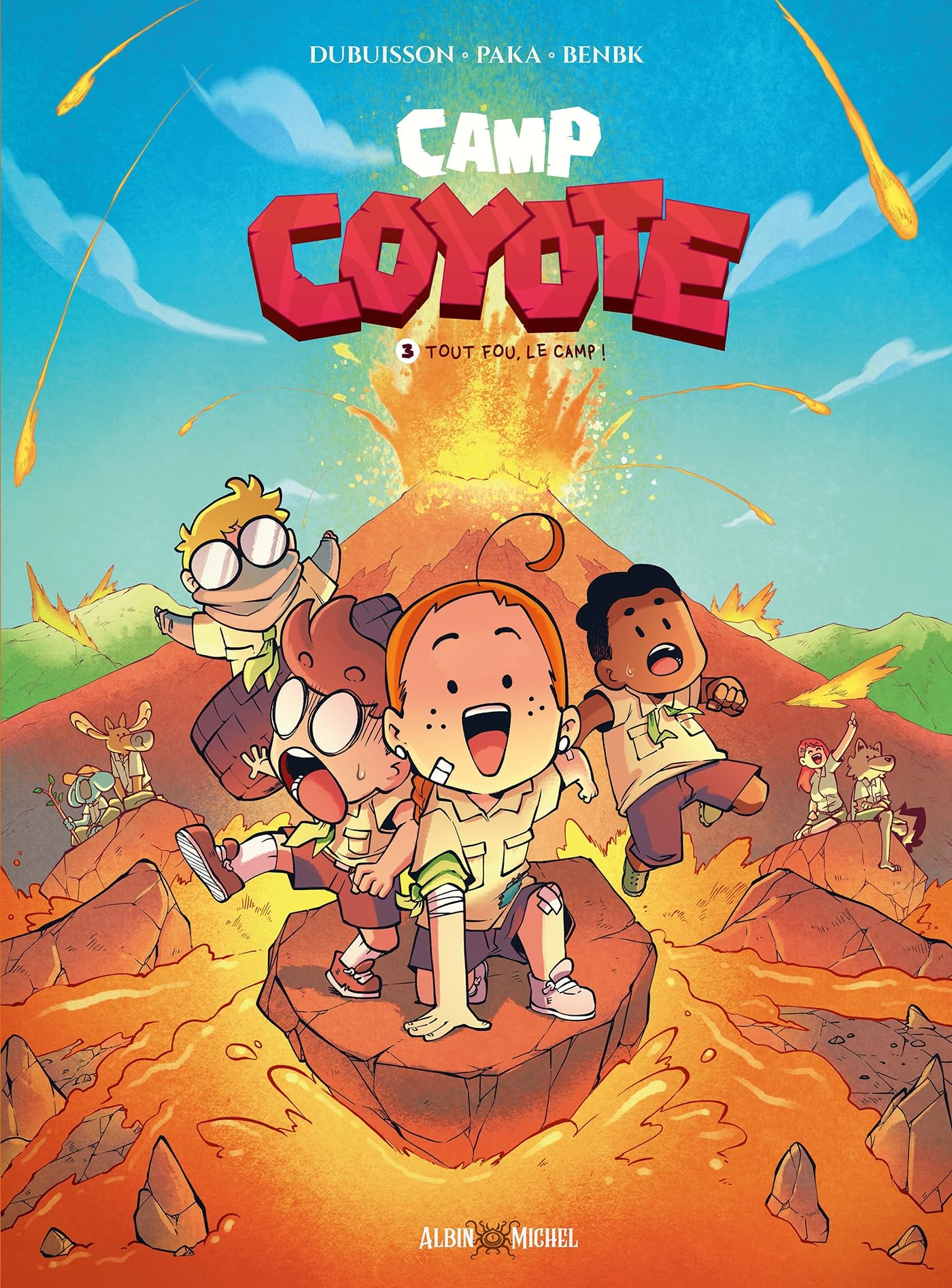 jaquette album Camp Coyote - tome 3 - Tout fou, le camp !