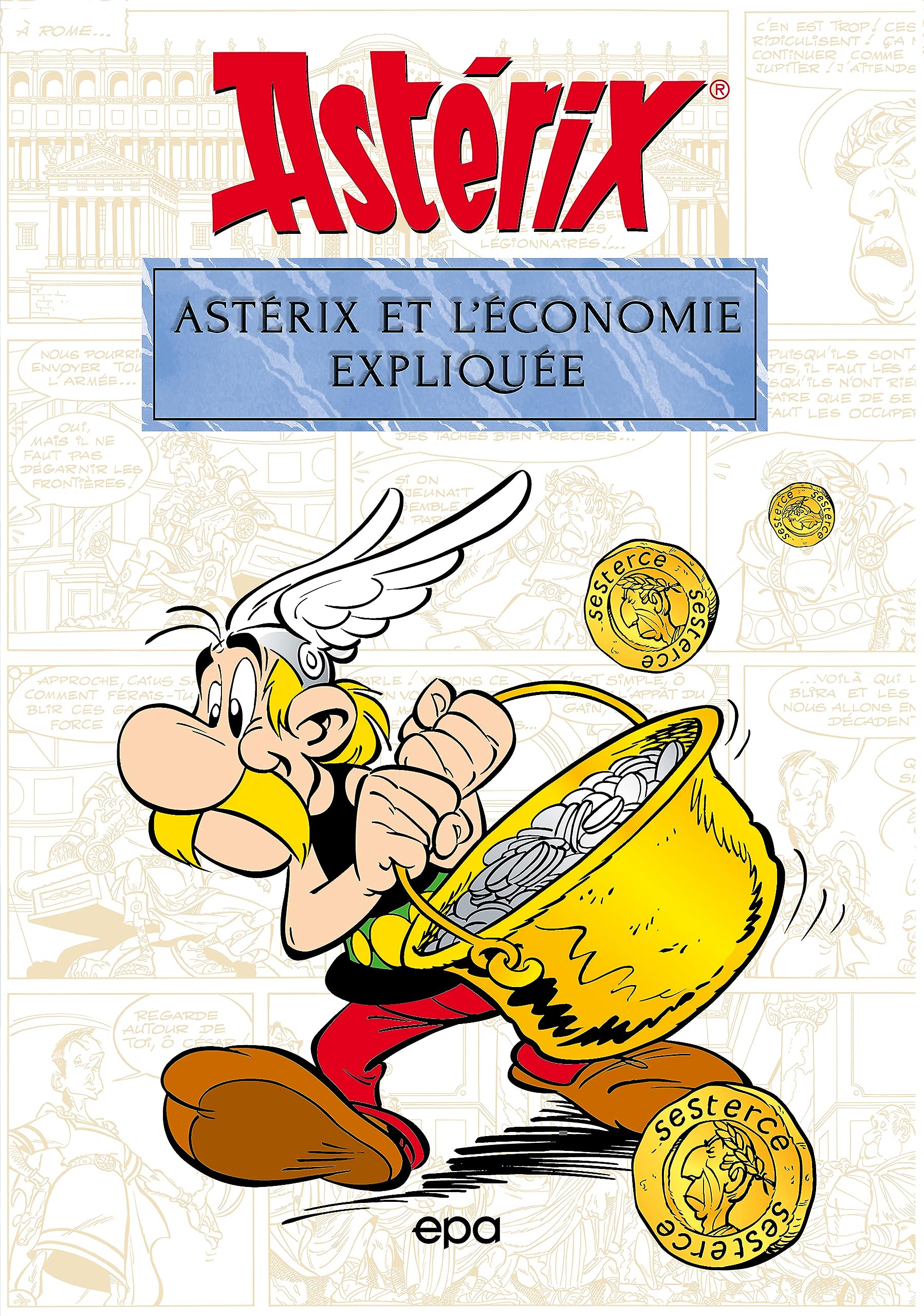 jaquette album Astérix et l'économie expliquée