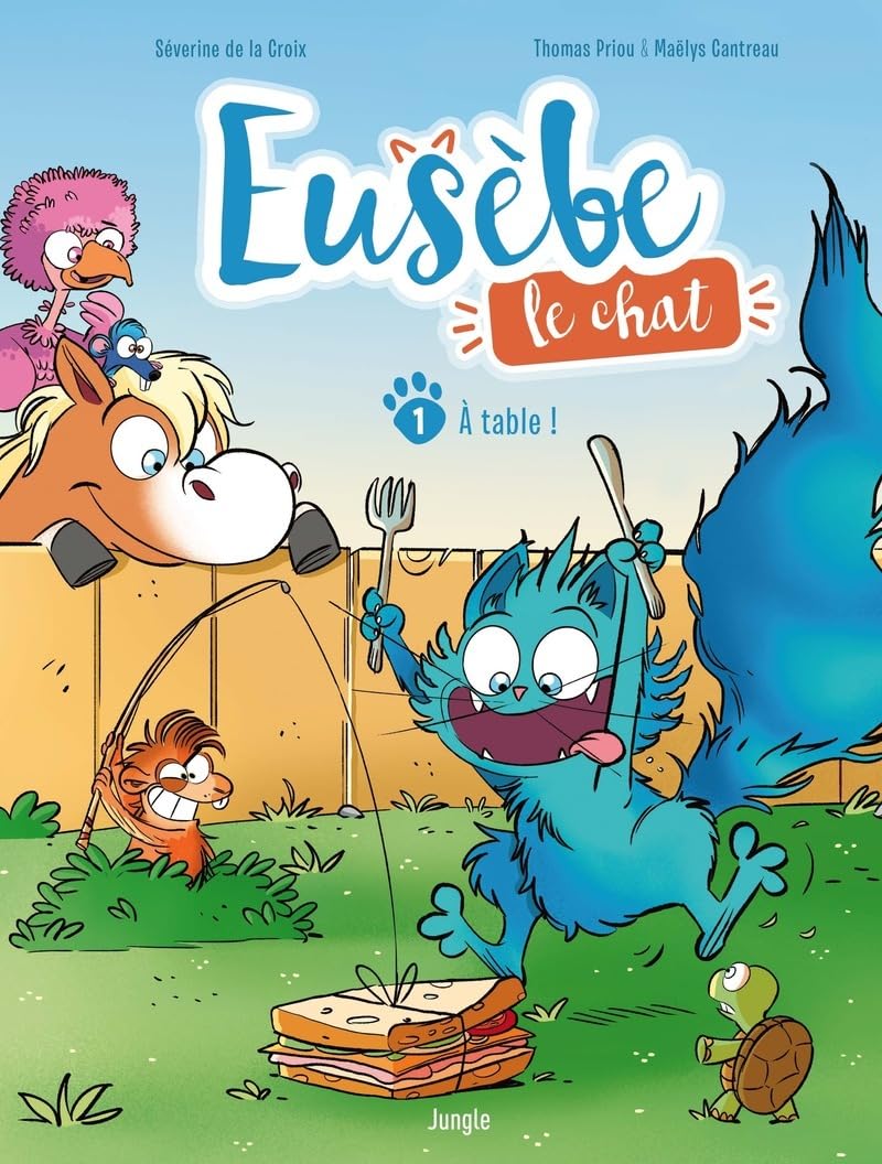 jaquette album Eusèbe, le chat - Tome 1 À table ! (1)