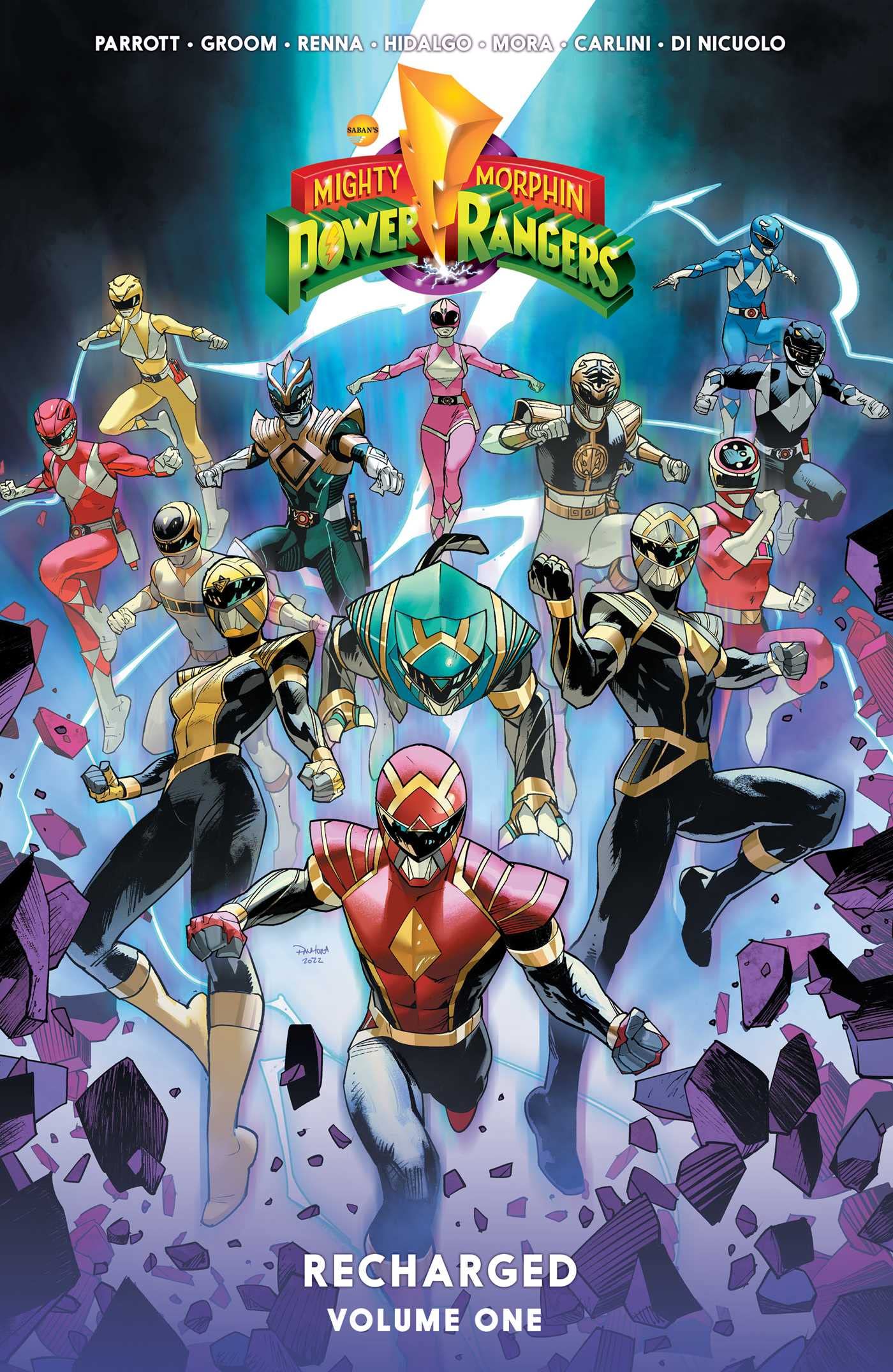 jaquette album Mighty Morphin Power Rangers: Recharged Vol. 1 SC