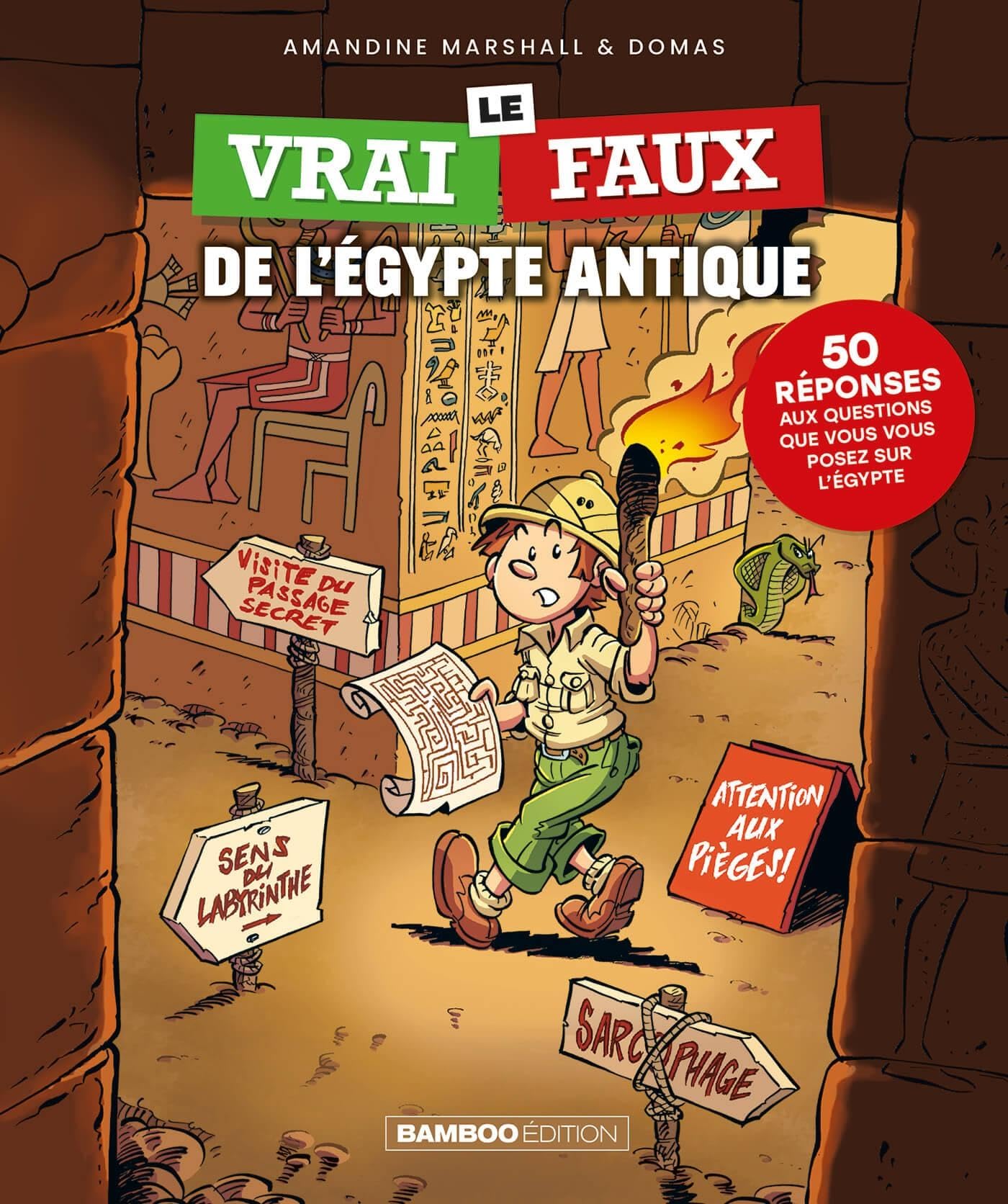 jaquette album Le Vrai/Faux de l'Égypte antique