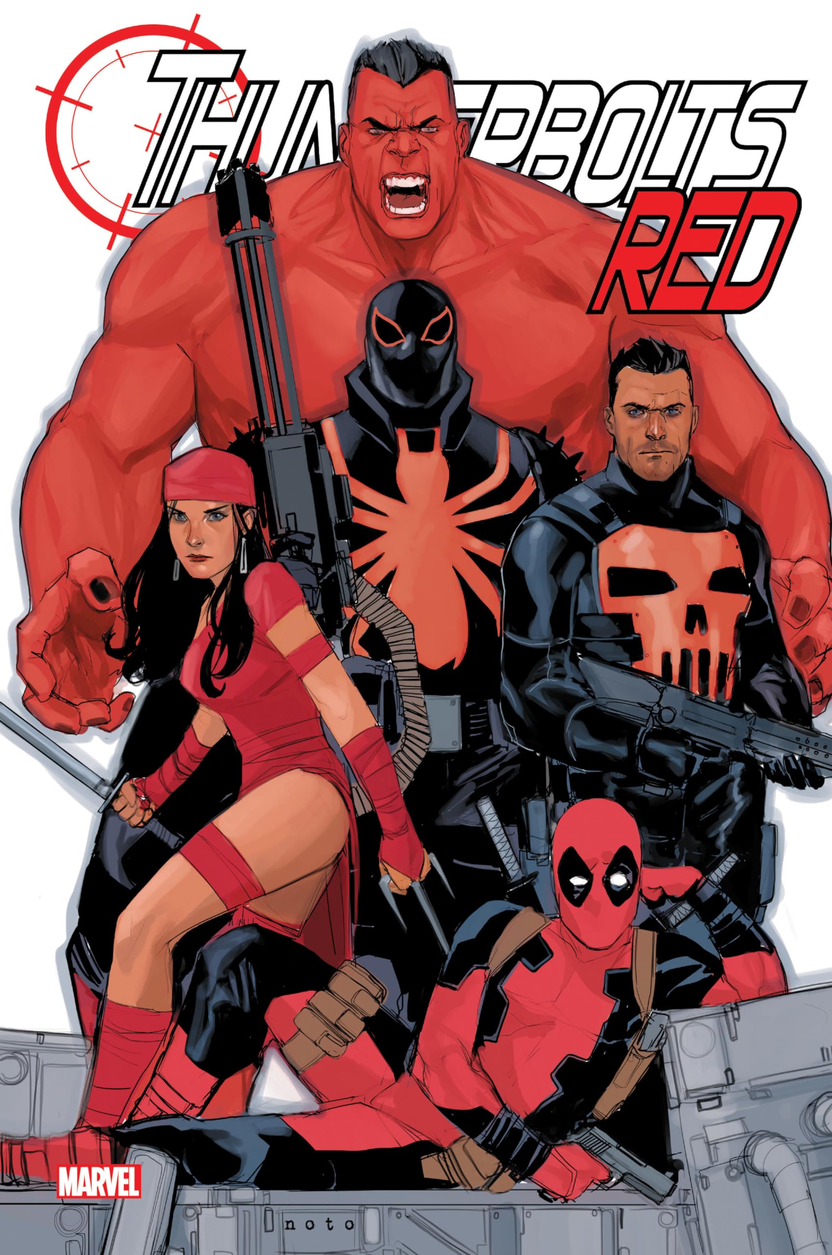 jaquette album THUNDERBOLTS RED OMNIBUS