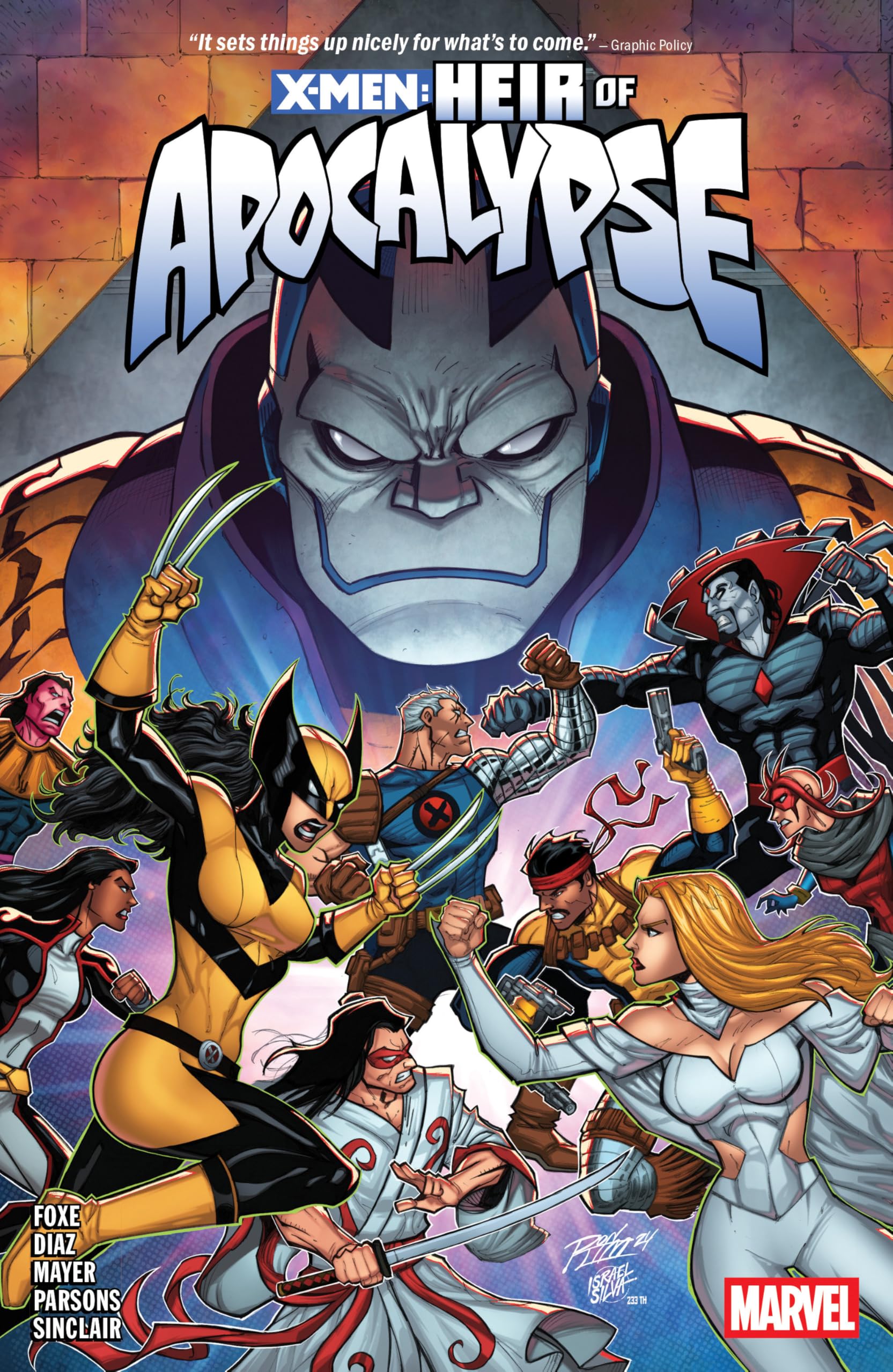 jaquette album X-MEN: HEIR OF APOCALYPSE