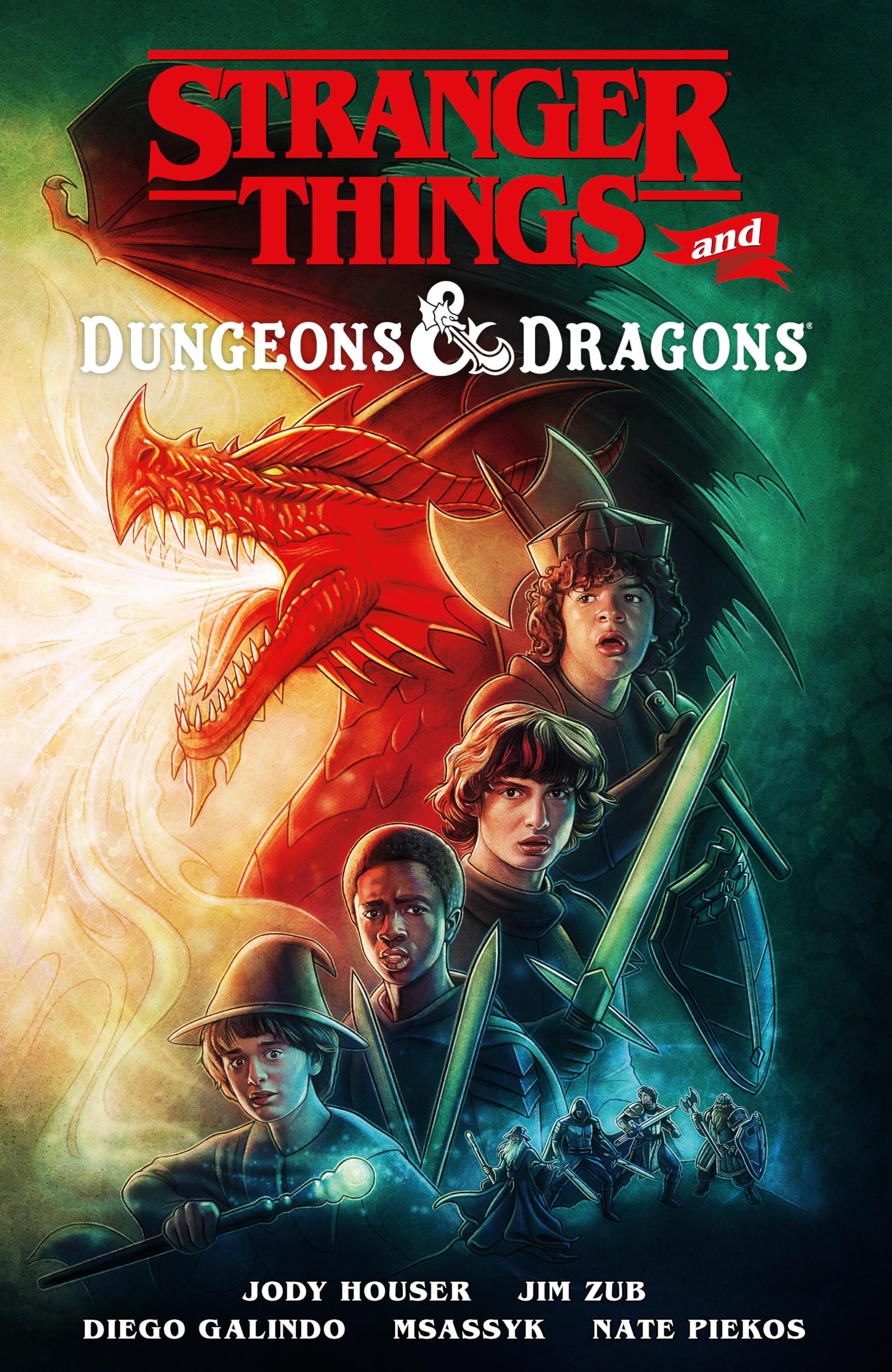 jaquette album Stranger Things and Dungeons & Dragons (Graphic Novel)
