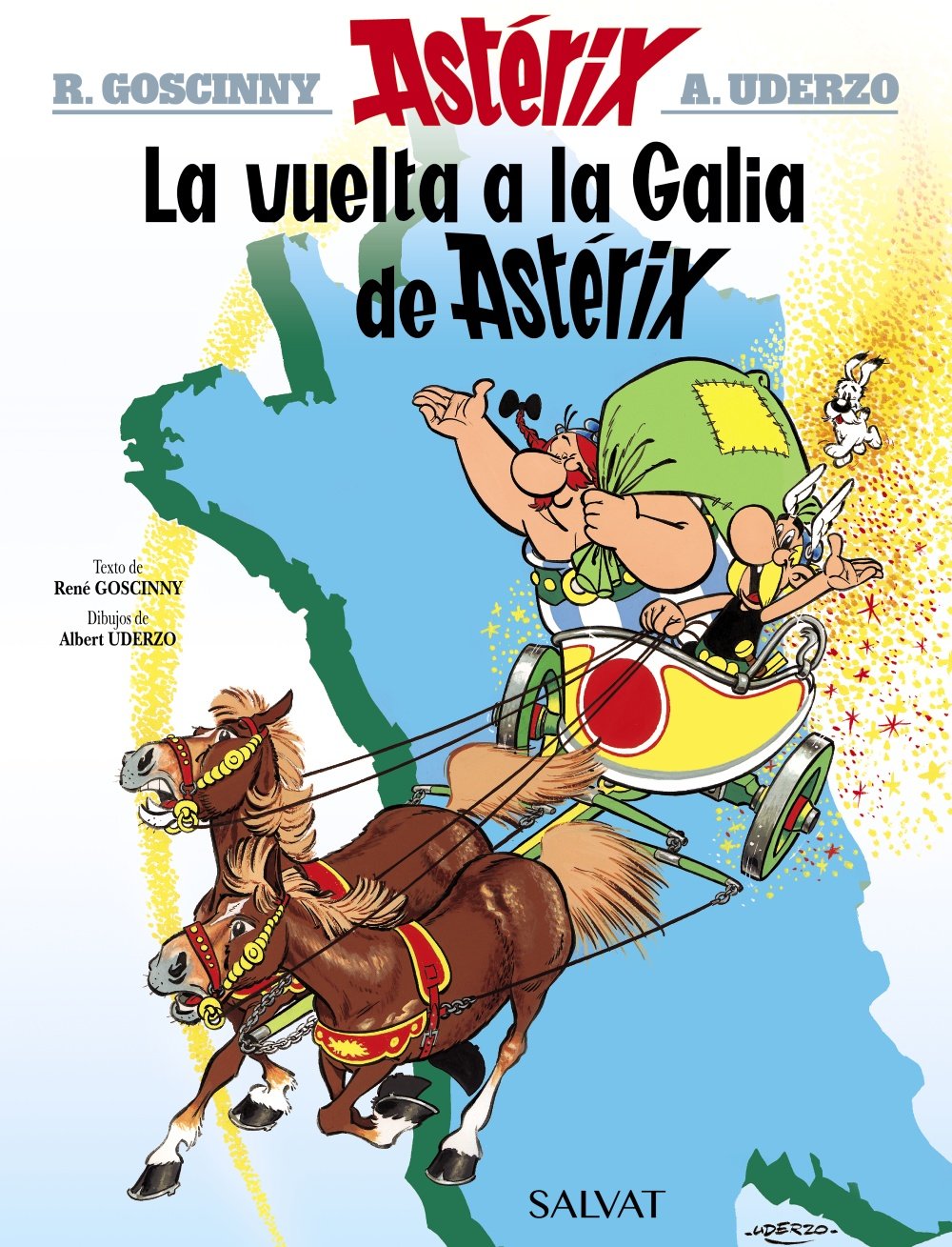 jaquette livre La vuelta a la Galia de Astérix