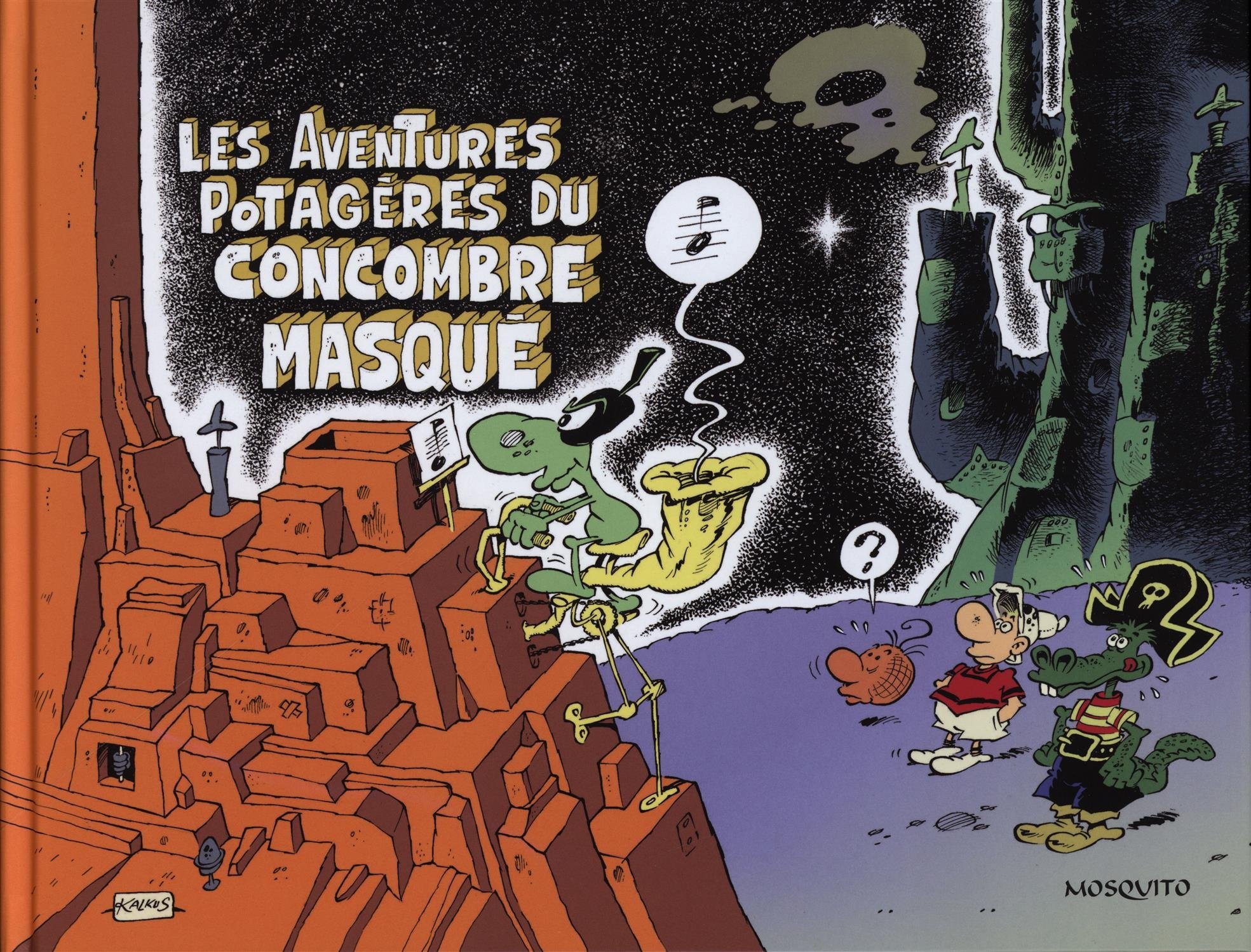 jaquette album Les aventures potagères du Concombre Masqué