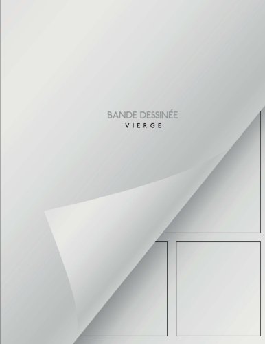 jaquette album Bande dessinée - vierge: Livre pour créer votre comic - 150 pages