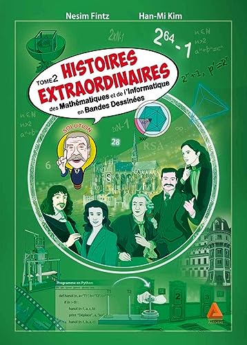 jaquette album Histoires Extraordinaires De Mathématiques Et De L'informatique En Bandes Dessinées Tome 2