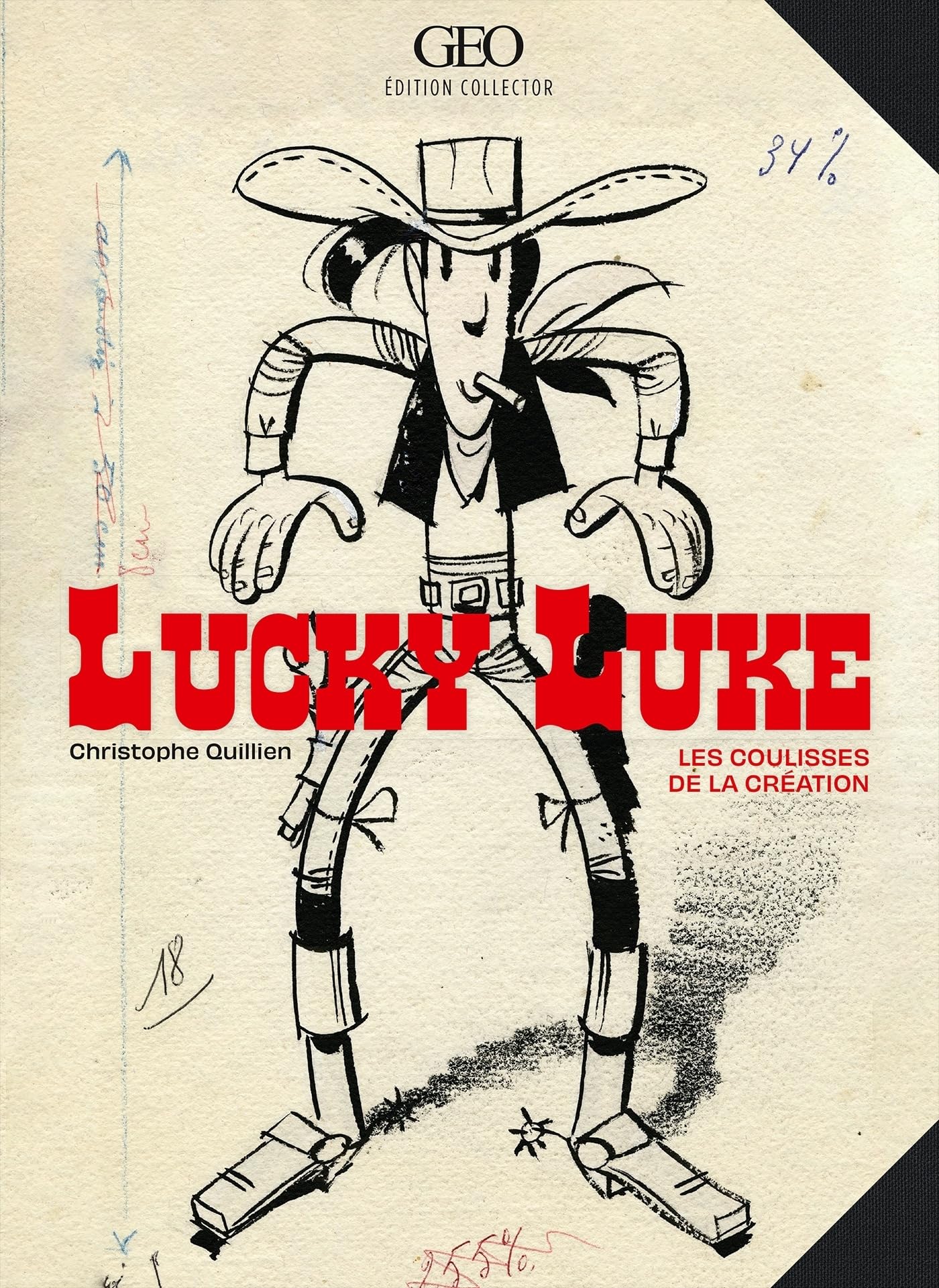 jaquette album Lucky Luke: Les coulisses de la création