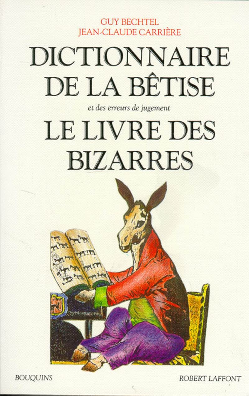 jaquette album Dictionnaire de la bêtise, le livre des bizarres