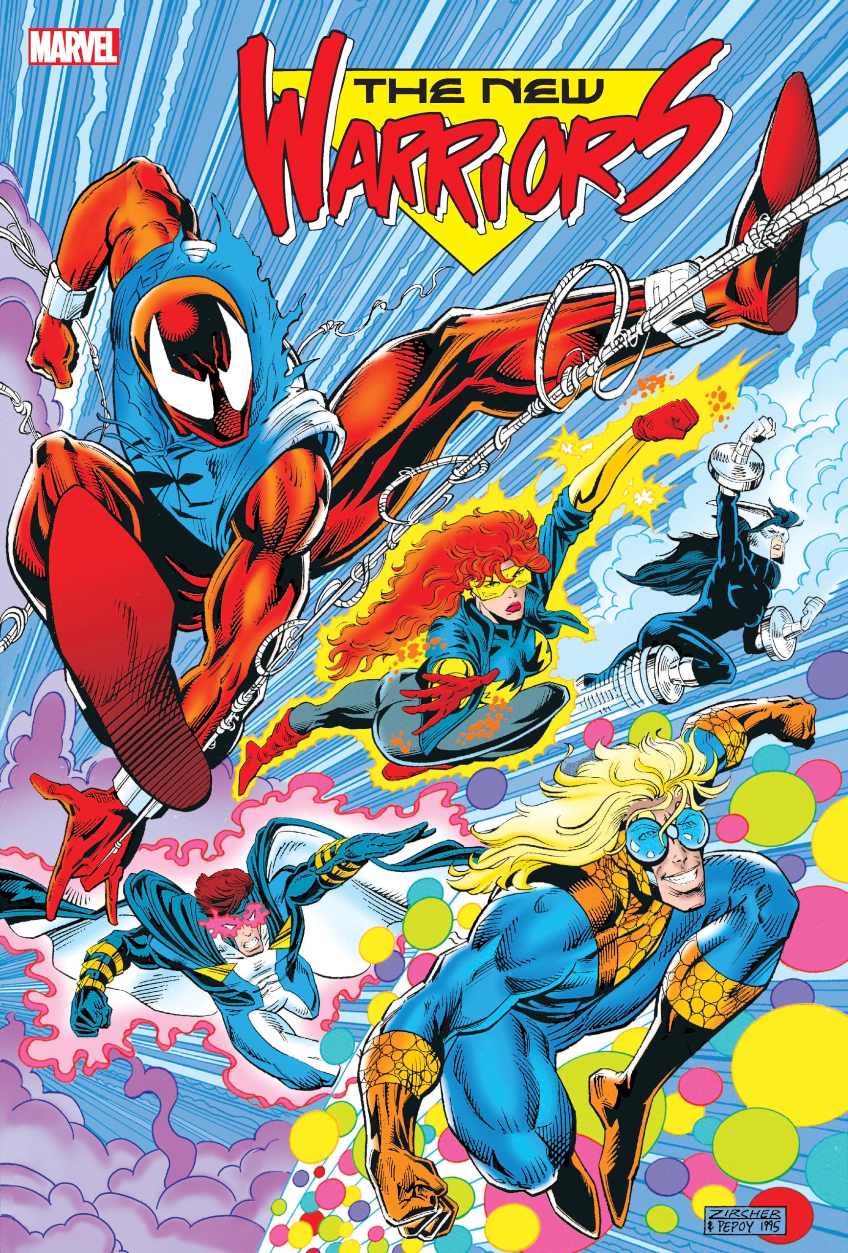 jaquette album NEW WARRIORS CLASSIC OMNIBUS VOL. 3 ZIRCHER SCARLET SPIDER COVER