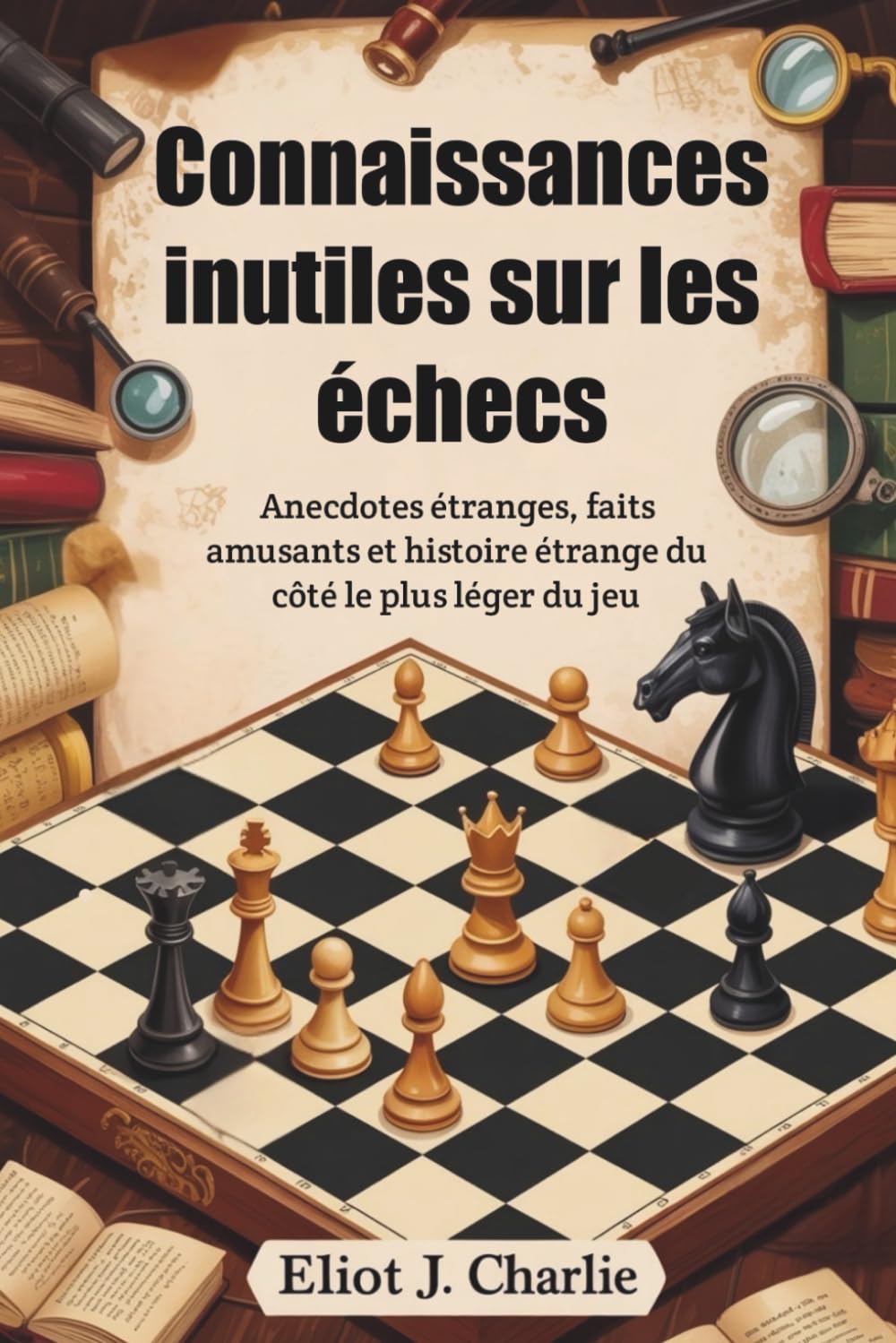 jaquette album Connaissances inutiles sur les échecs: Anecdotes étranges, faits amusants et histoire étrange du côté le plus léger du jeu