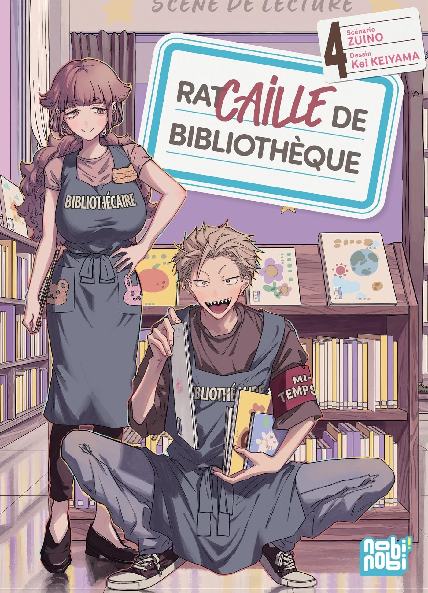 jaquette album Racaille de bibliothèque T04