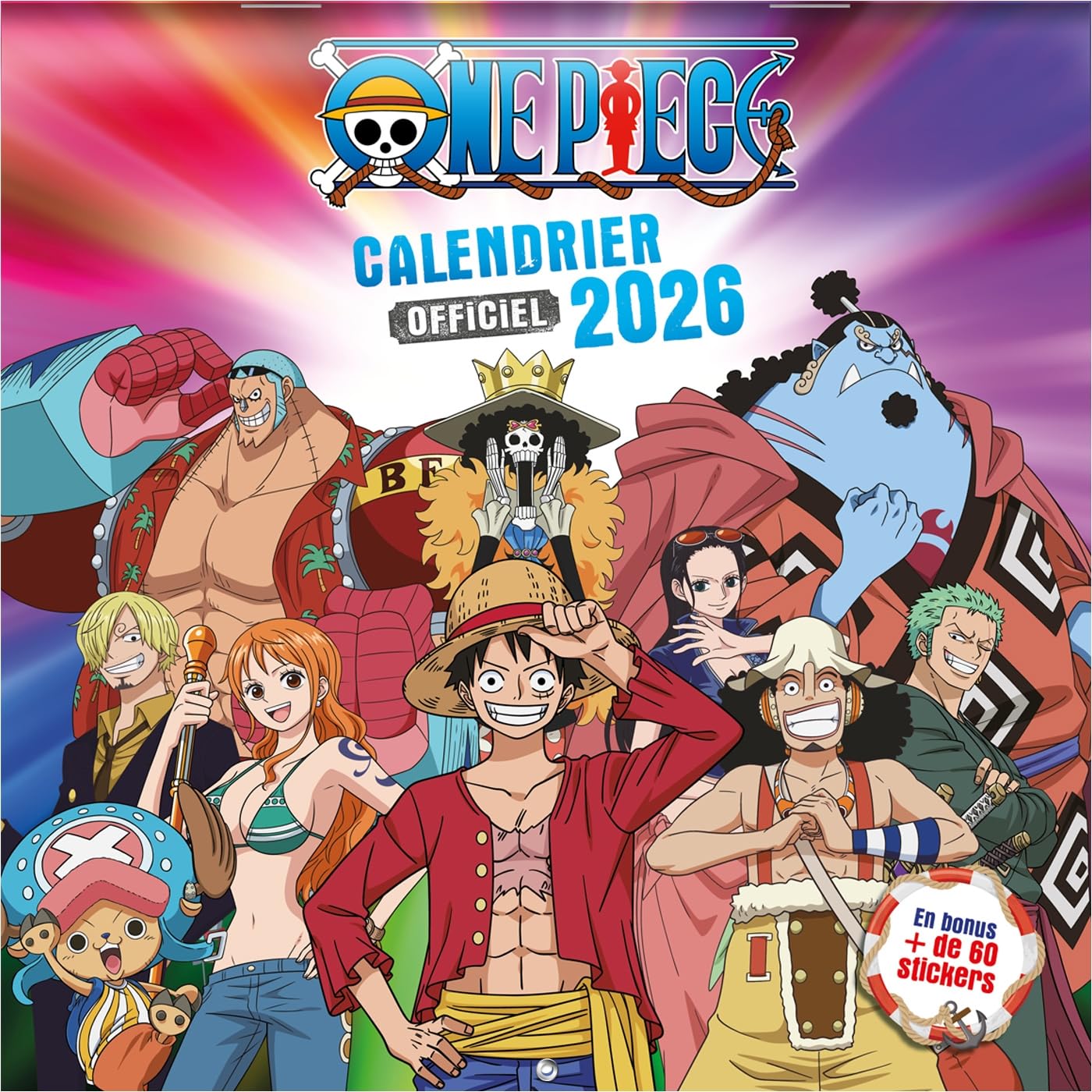 jaquette album Mon calendrier officiel - One Piece 2026 (de sept. 2025 à déc. 2026)